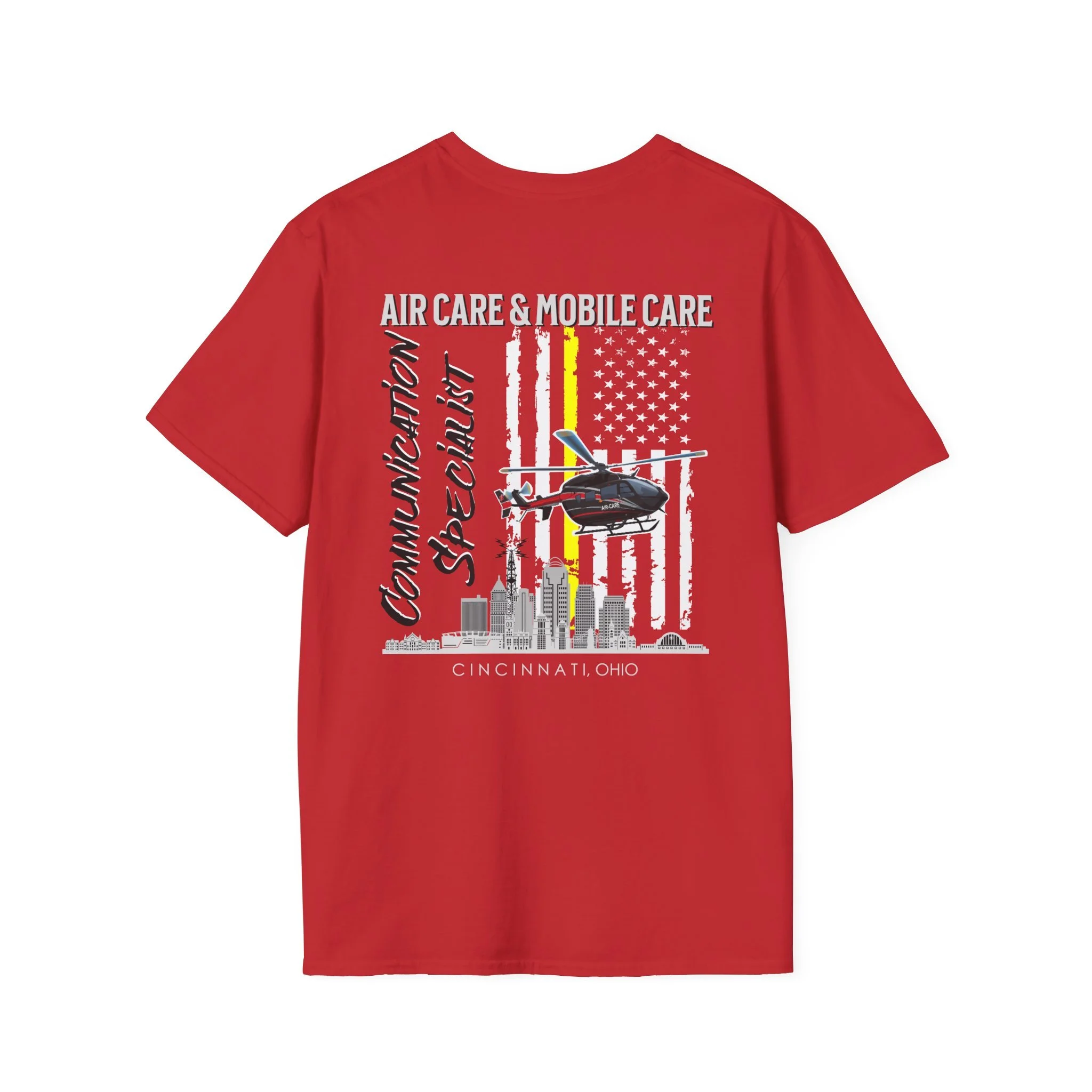Air Care-Mobile Care t-shirt (red shirt design)