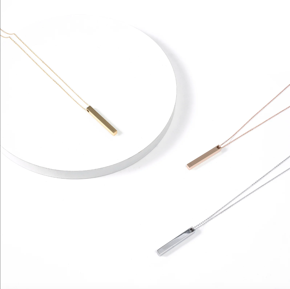 Vertical Bar Necklace