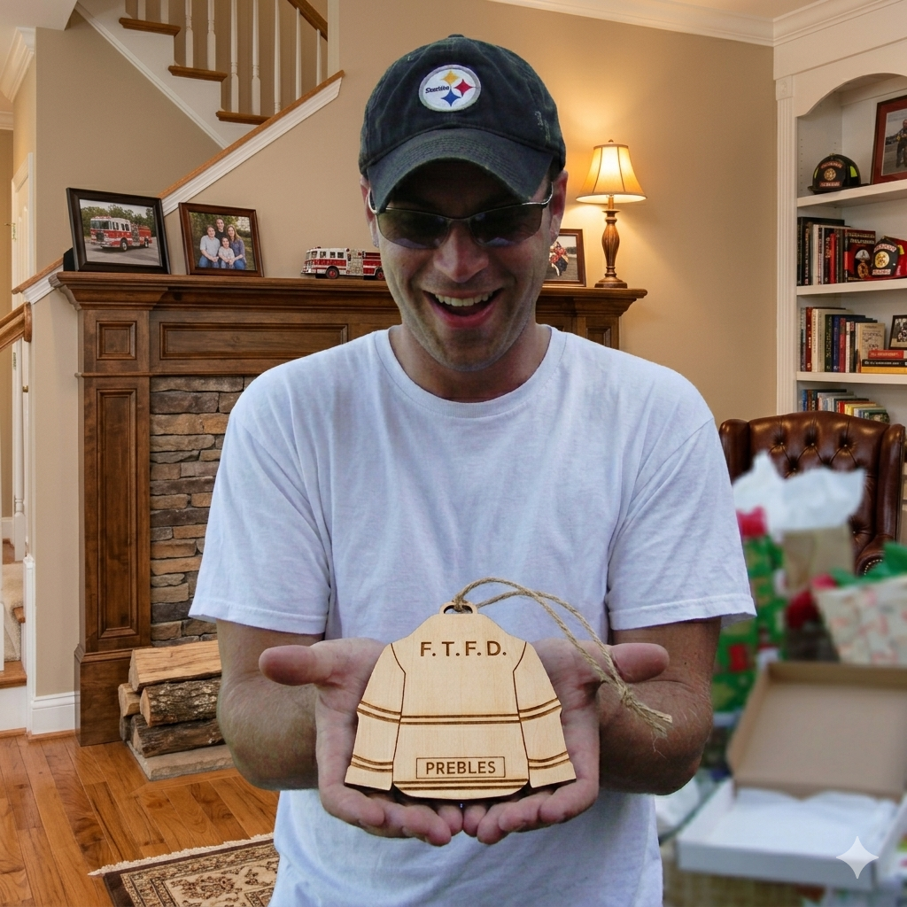 Bunker Coat Christmas Ornament