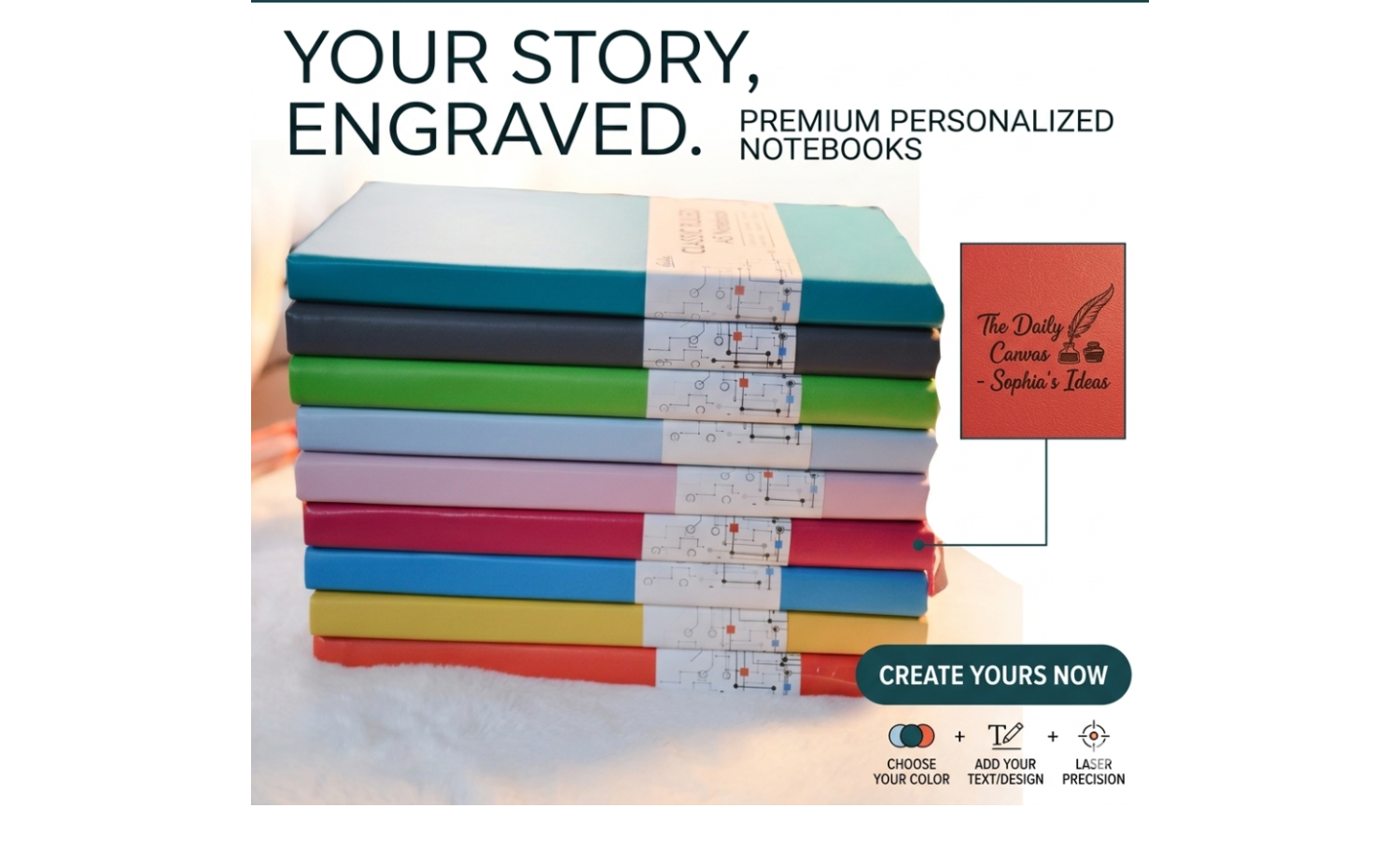Faux Leather Notebooks