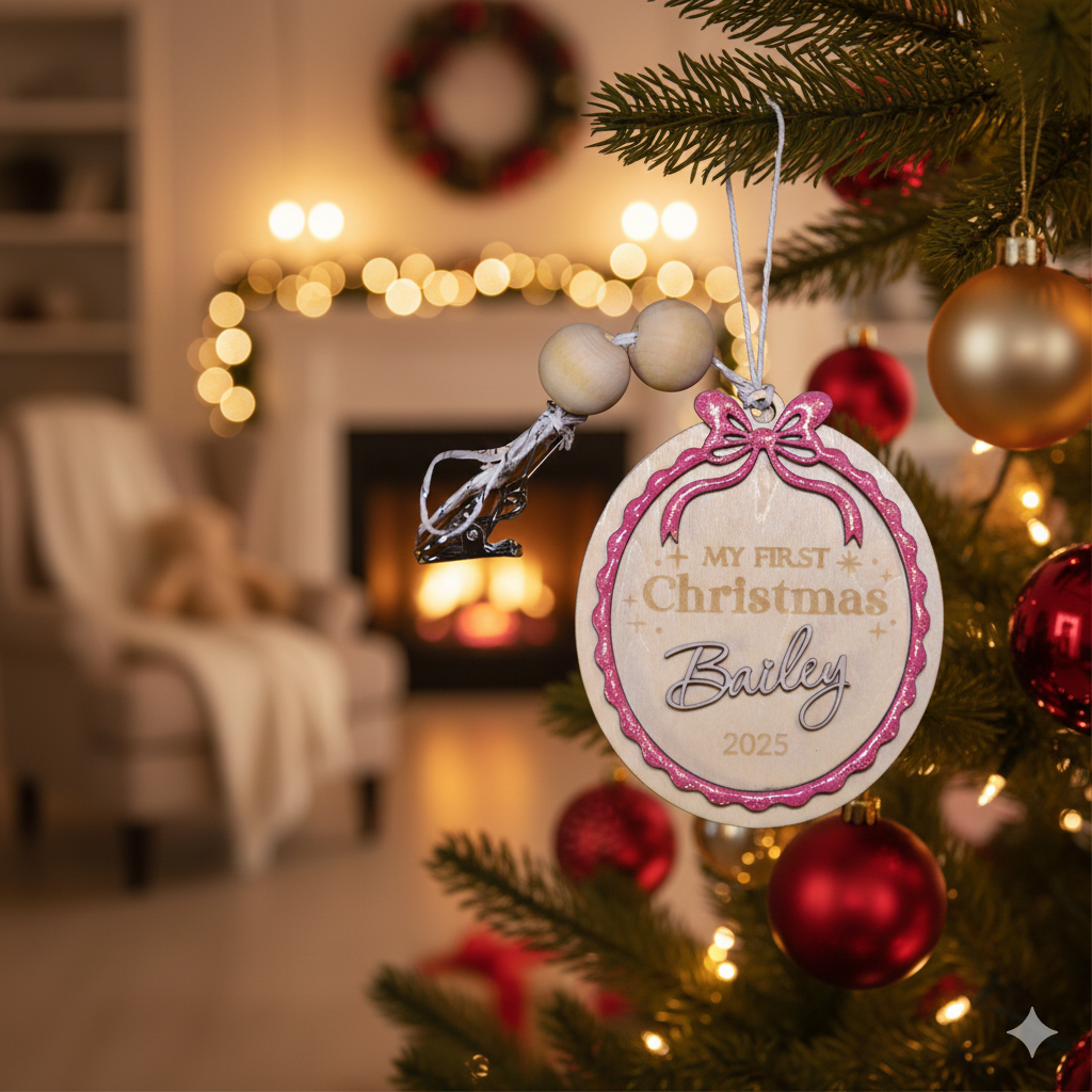 Baby's first Christmas ornament 