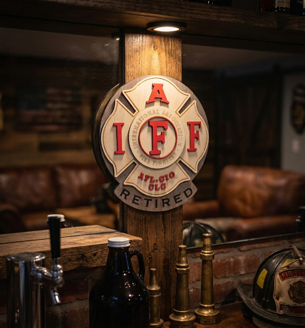 IAFF Multi-layered Sign