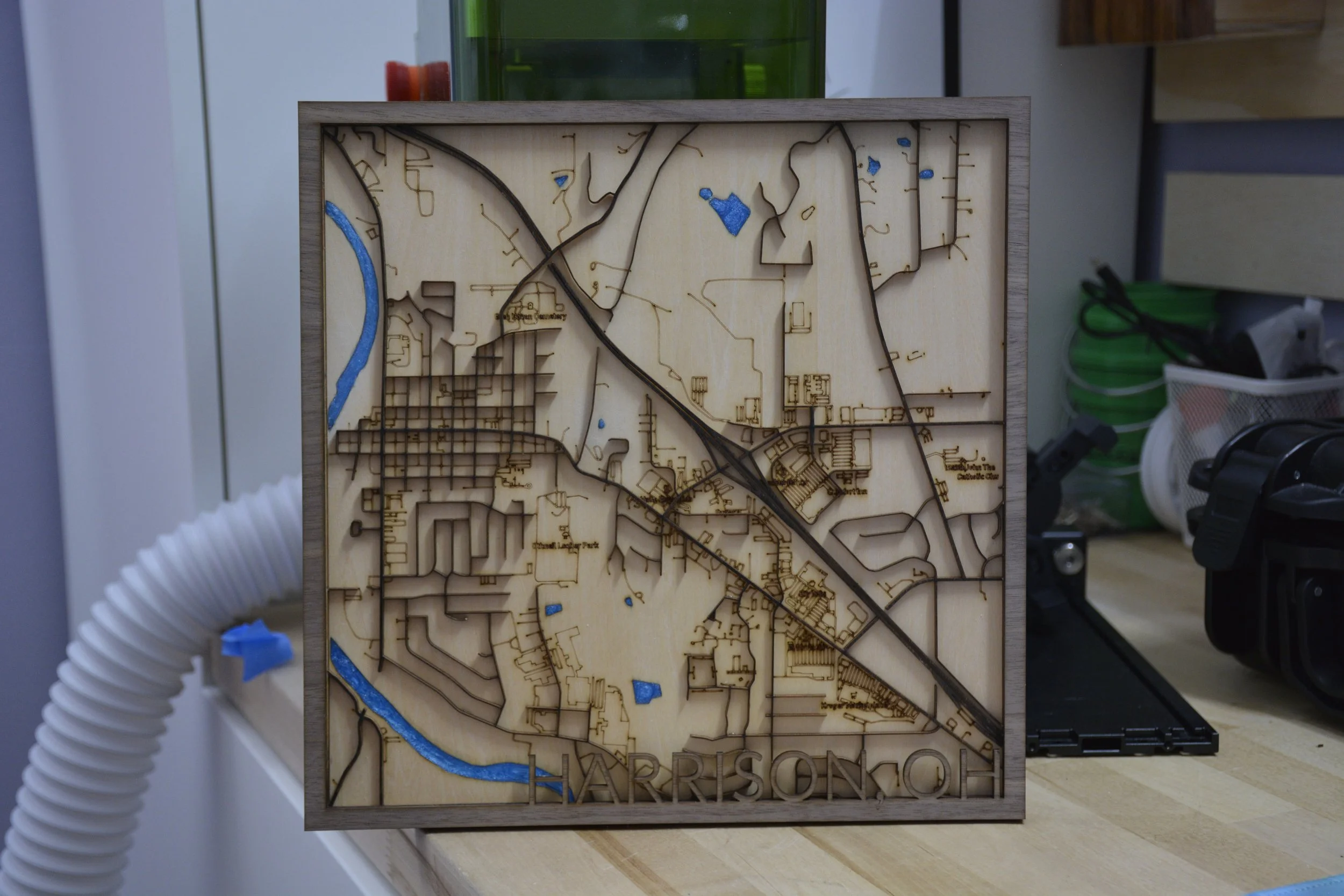 Harrison, Ohio 3D Map