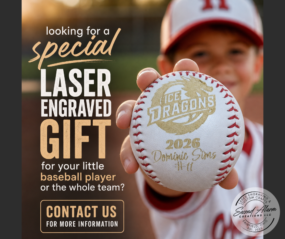 Laser engraved baseball's have been added to the inventory.