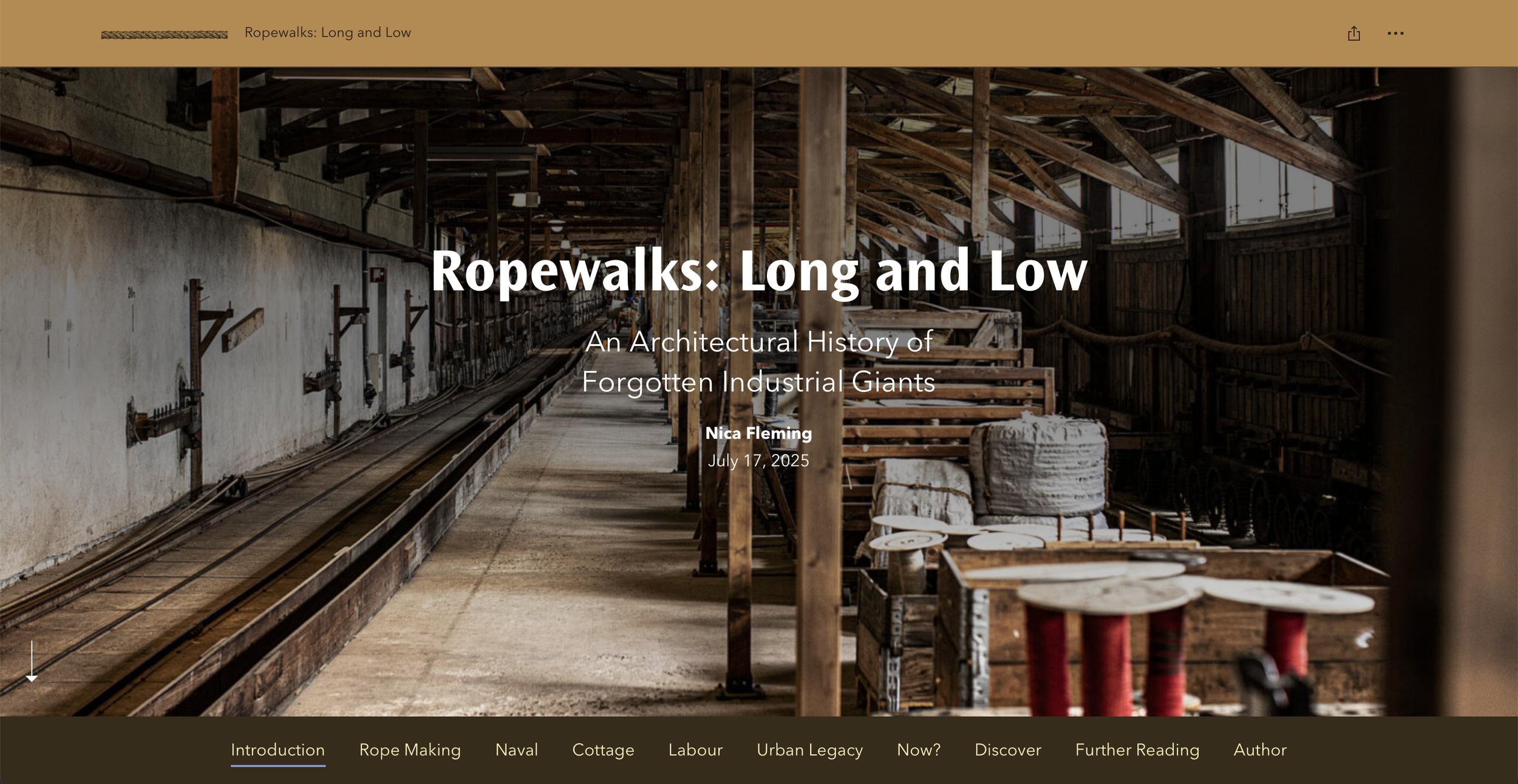 Ropewalks: Long and Low