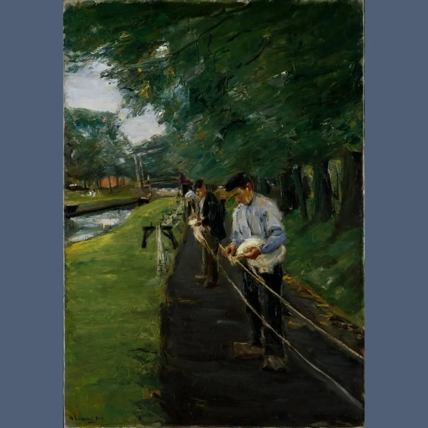 The Ropewalk in Edam (Max Liebermann, 1904)
#RopeArtOfTheWeek

This week, we&rsquo;re looking at a painting of an open-air ropewalk in the Netherlands. Just look at those clogs! 👞

Max Liebermann was born in Berlin in 1847. He initially studied art 