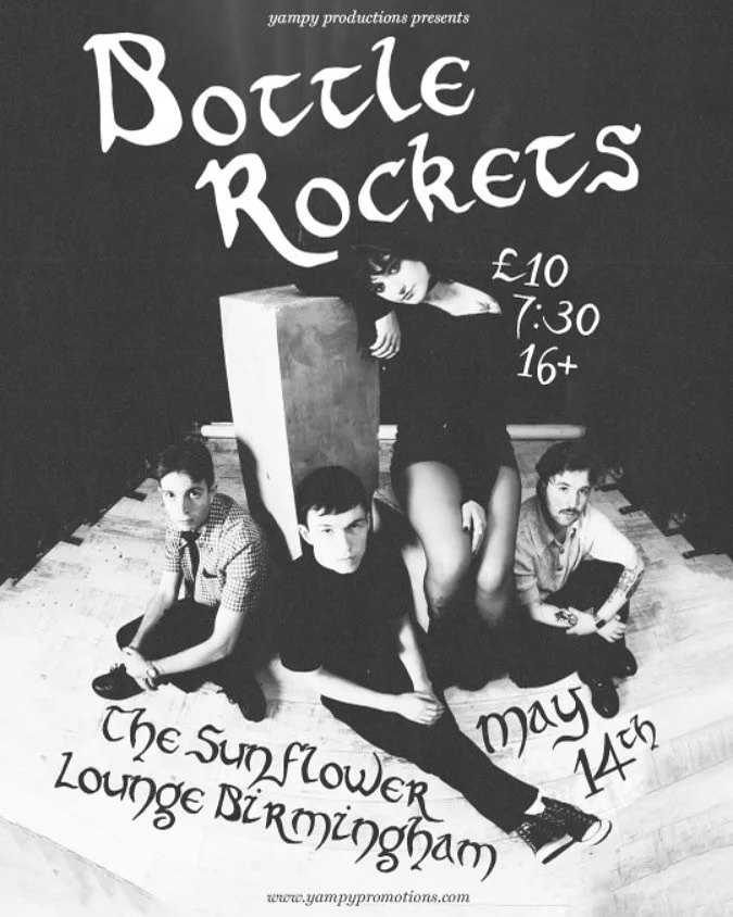 Birmingham!! we can&rsquo;t wait to see you May 14th at @thesunflowerlounge ☆ ☆ tickets are live now - link in bio xo

sick poster art by - @byjamiej 
photo by the lovely - @rosie.sco