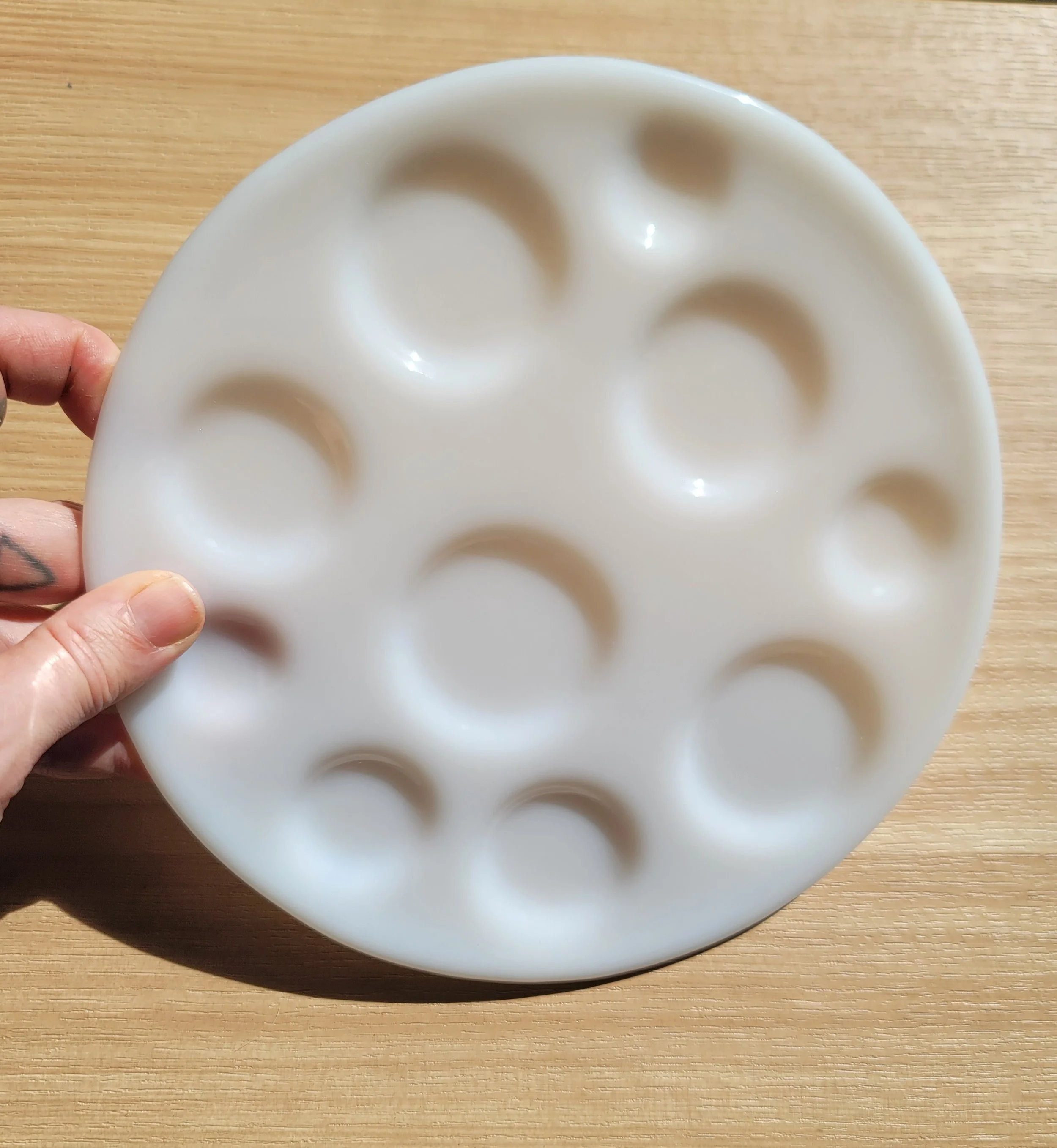 Moon Glass Mixing Palette