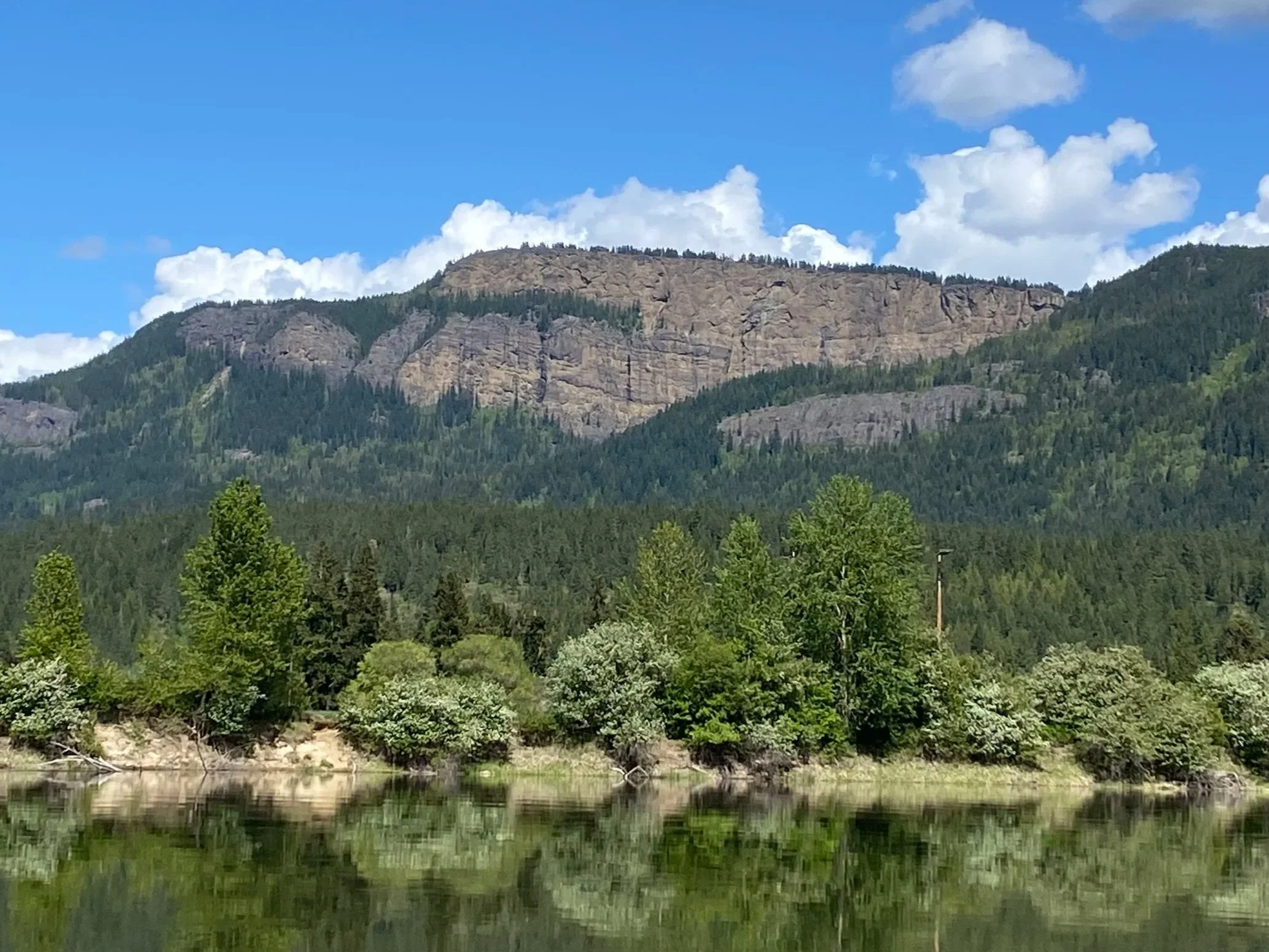 Tplaqin/Enderby Cliffs Provincial Park. Ancestral Heartbeat Tours. Enderby, B.C.
