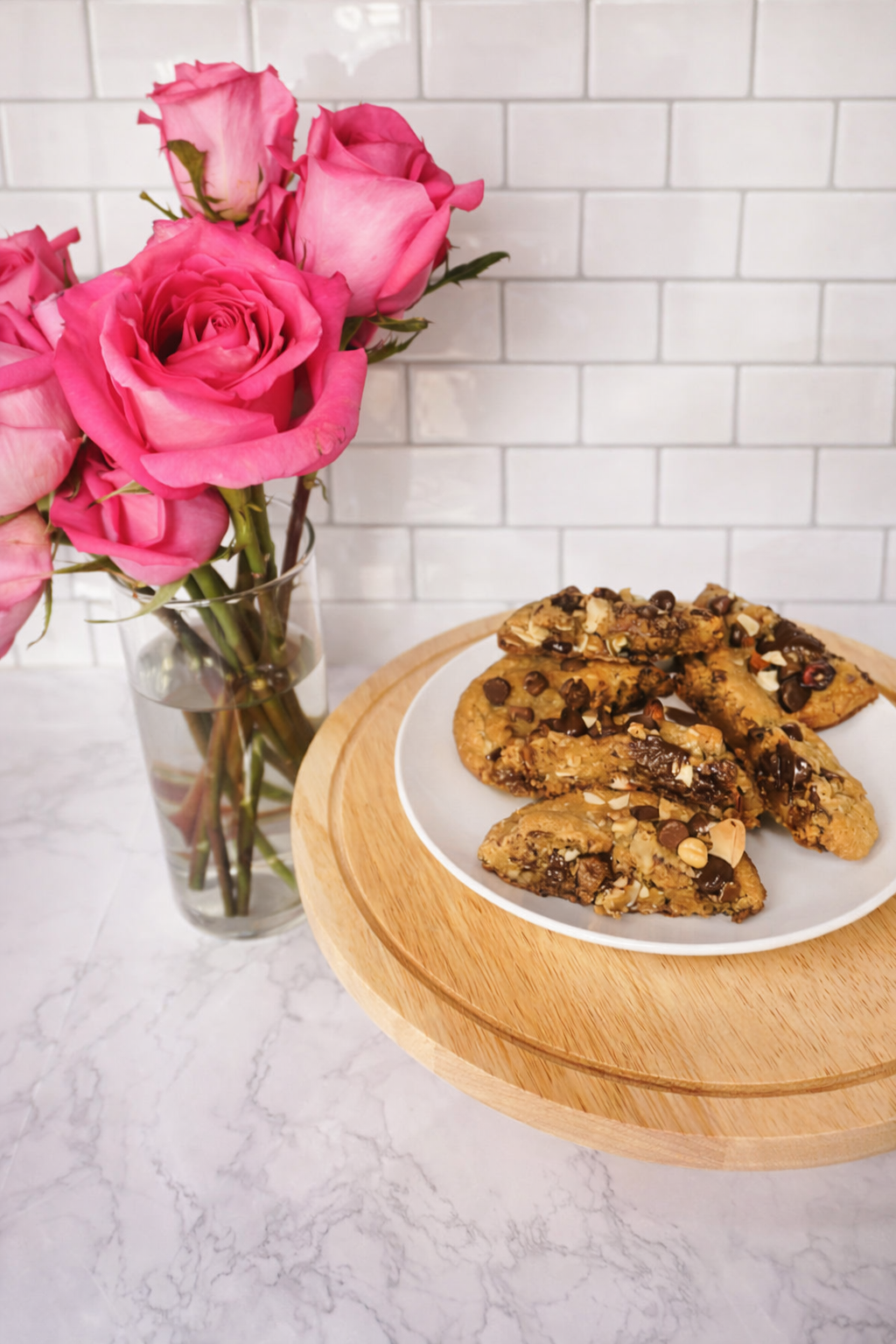 Oversized gourmet chocolate chip cookie with sea salt THIRD WARD HOUSTON TEXAS