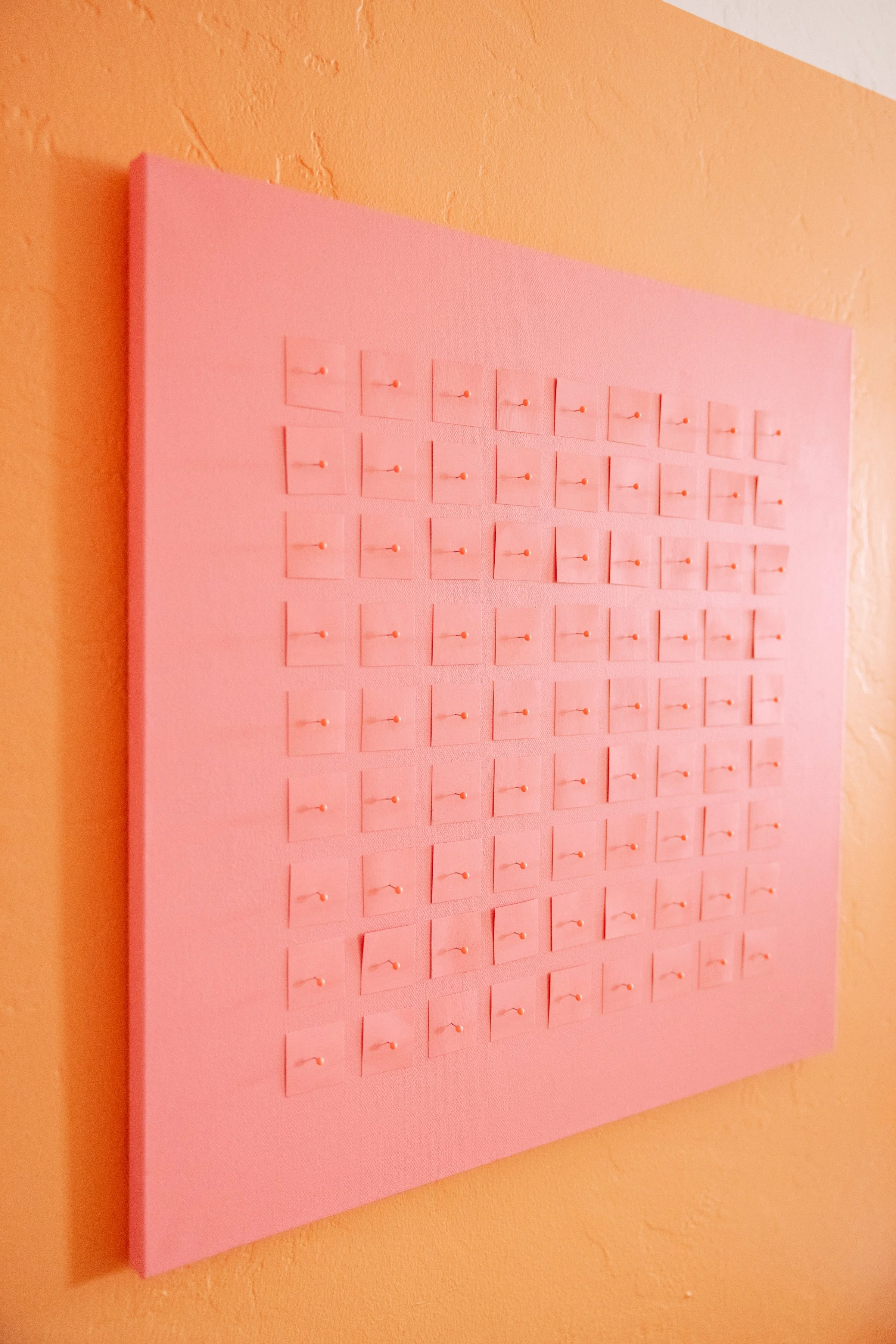 Gut Feelings is a mixed media painting inspired by the work of Agnes Martin that won a Silver Award at the 2026 Alameda County Fair