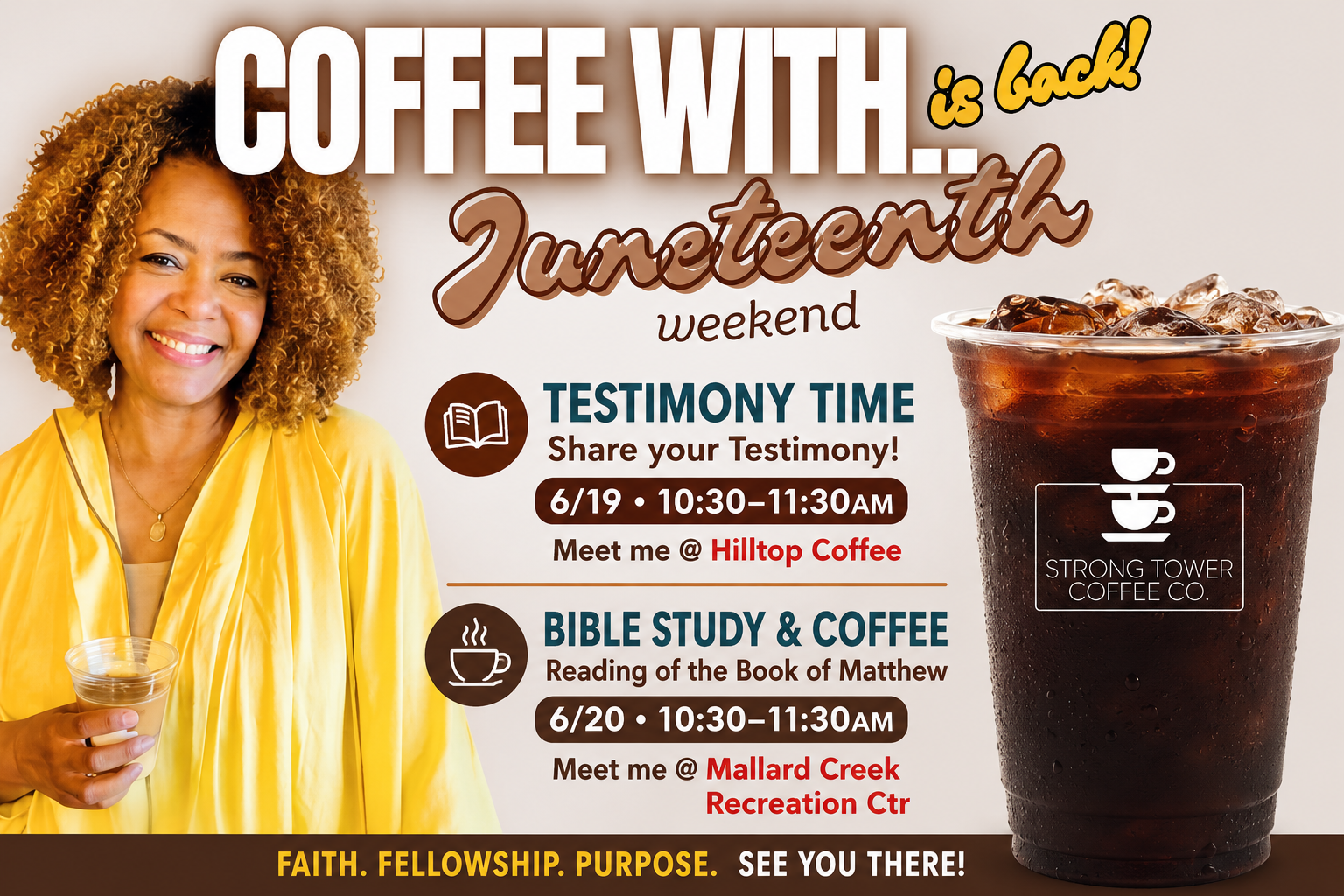 Coffee With Purpose: Juneteenth Weekend