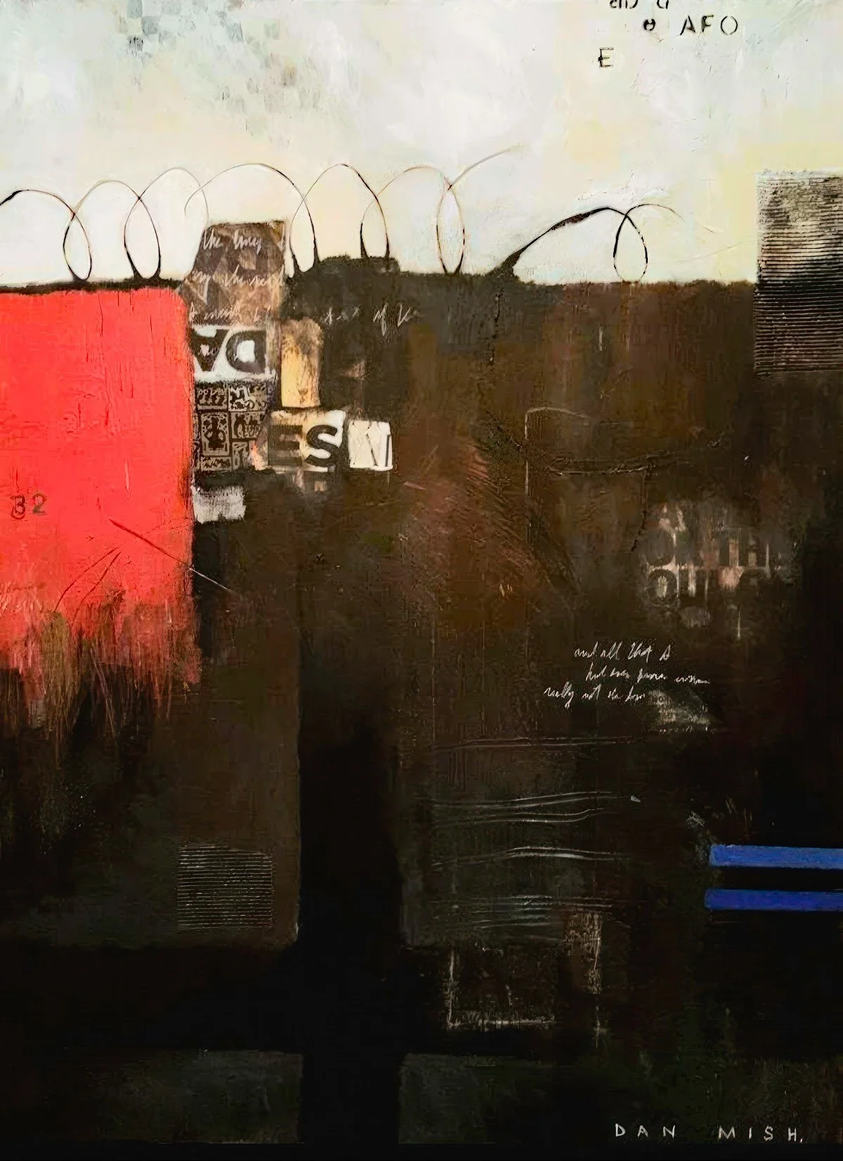 The Escape • 36" x 48" • mixed media on canvas