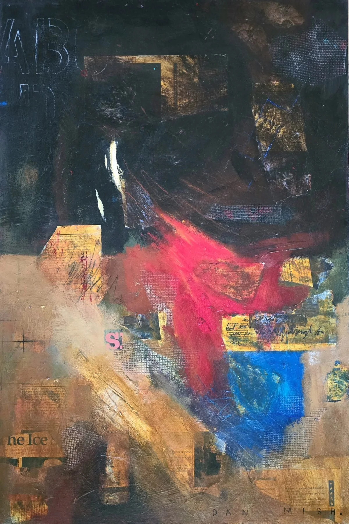 Wind Swept • 24" x 36" • mixed media on canvas