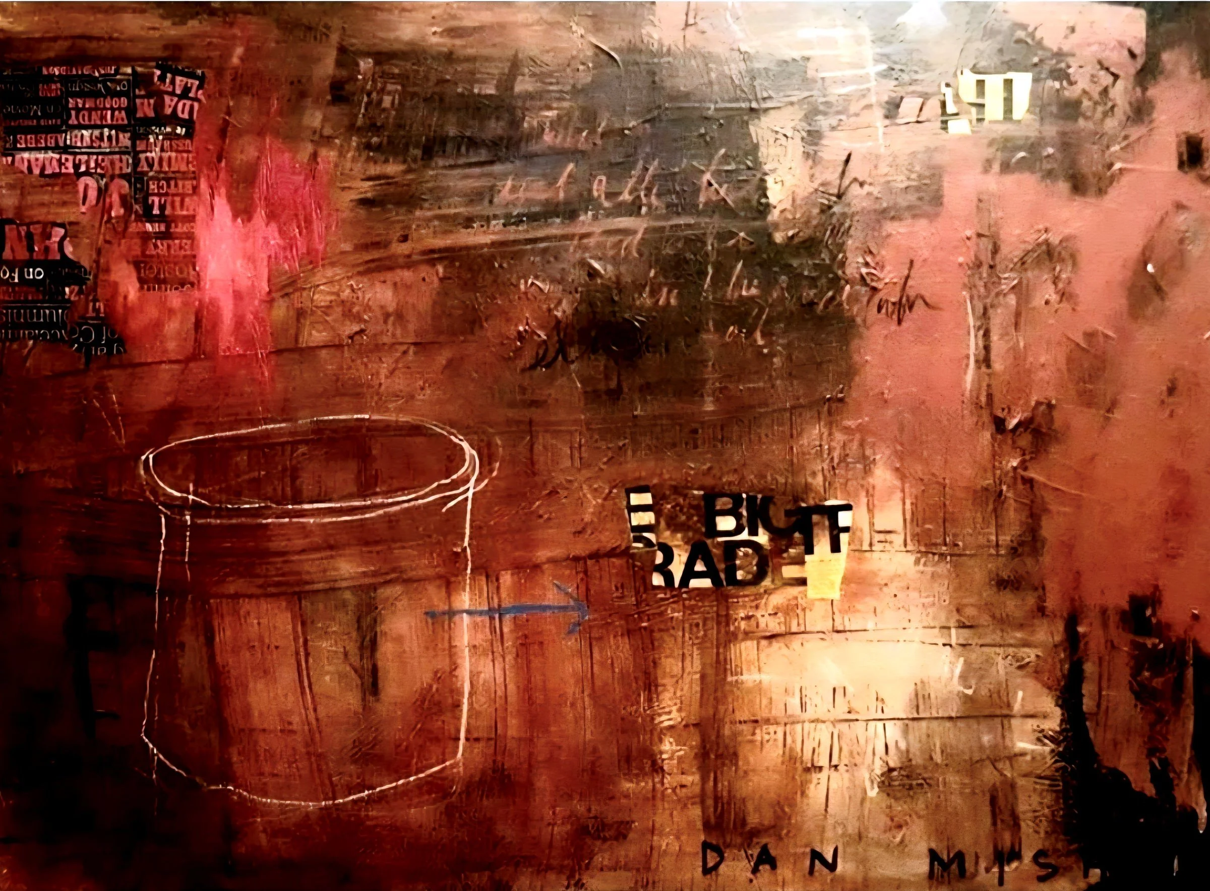 Morning • 48" x 60 " • mixed media on canvas  •  SOLD