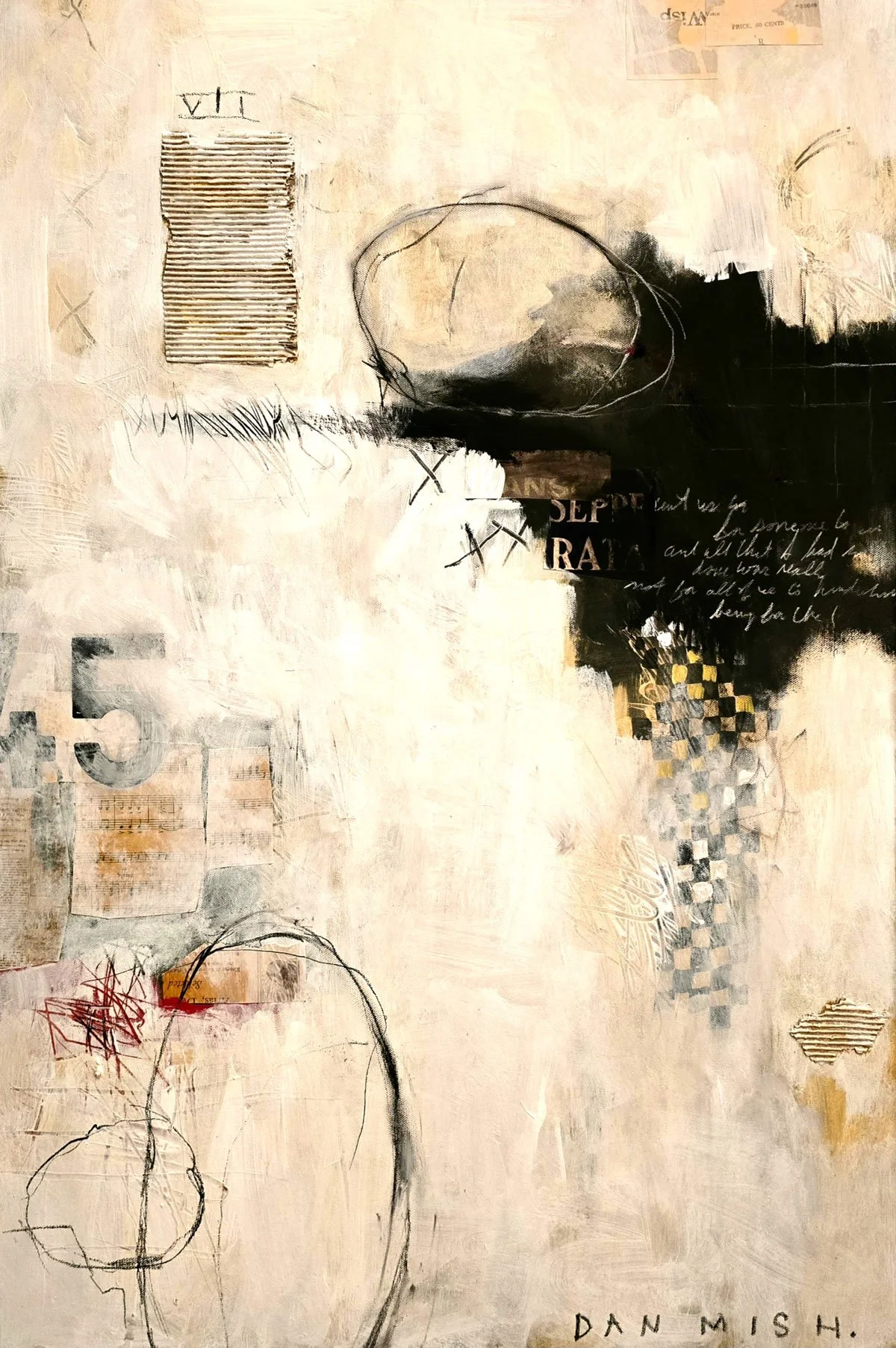 Above Ground • 25" x 37" • mixed media on canvas