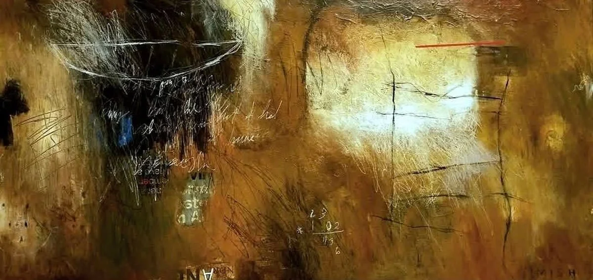 The Journey, 48" x 24", mixed media on canvas