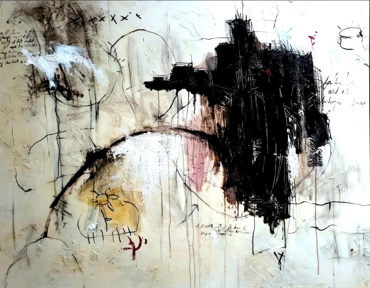 Cityscape • 60" by 48" • mixed media on canvas