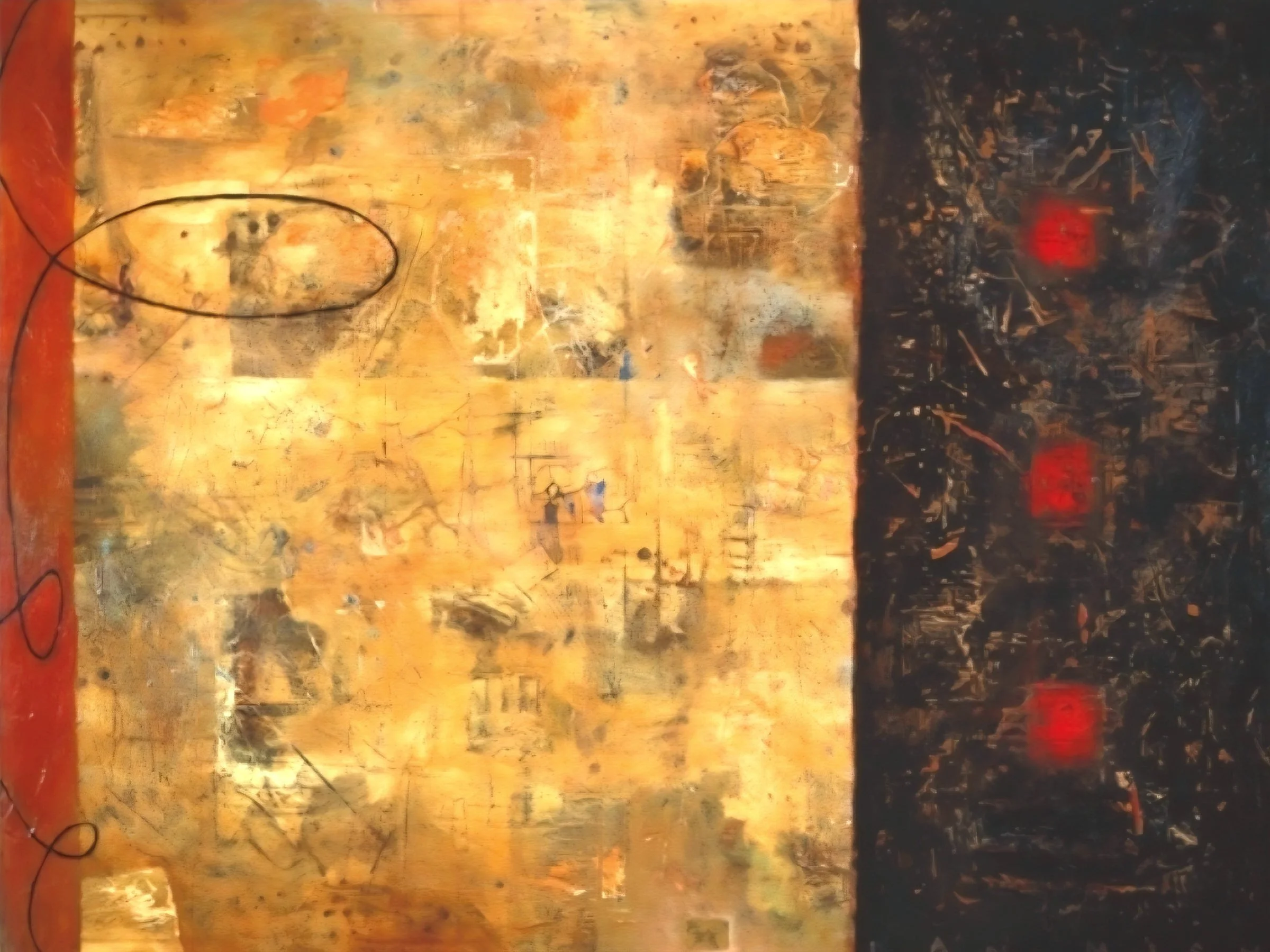 Asia • 36" x 48" • mixed media on canvas  •   SOLD