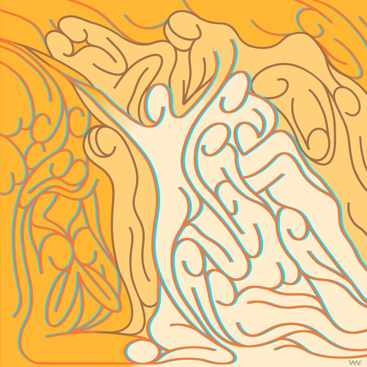 Entrance 3D Orange