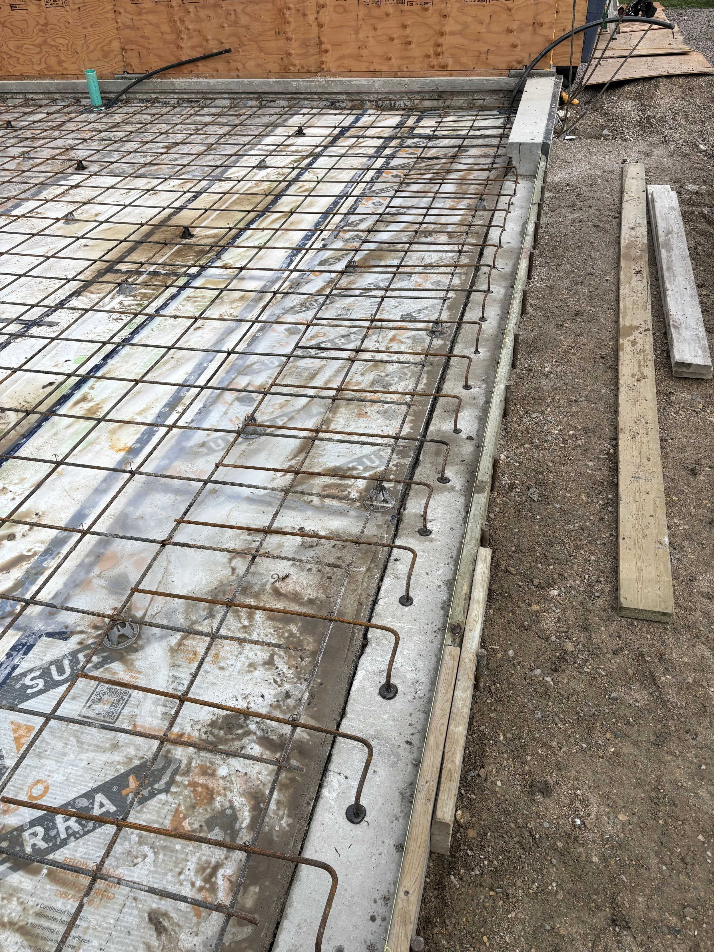 rebar dowels garage floor east braintree