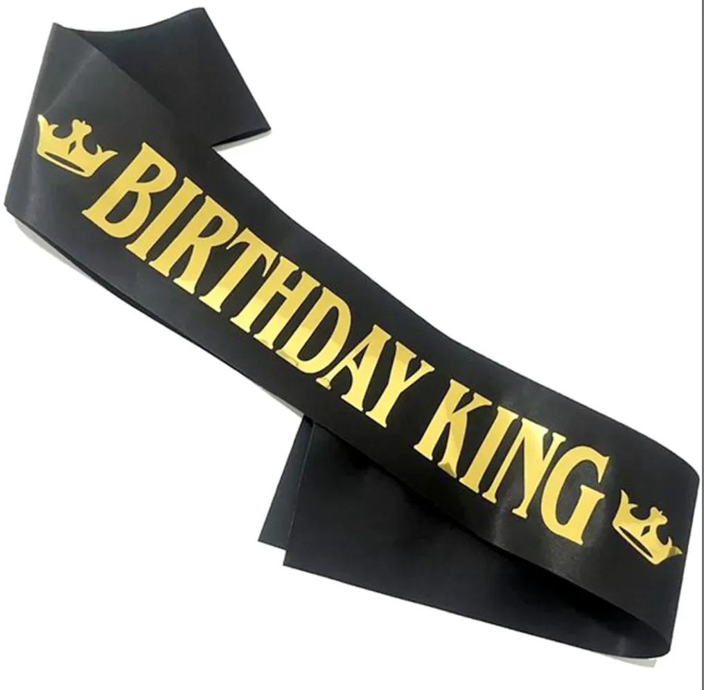 Birthday King Sash