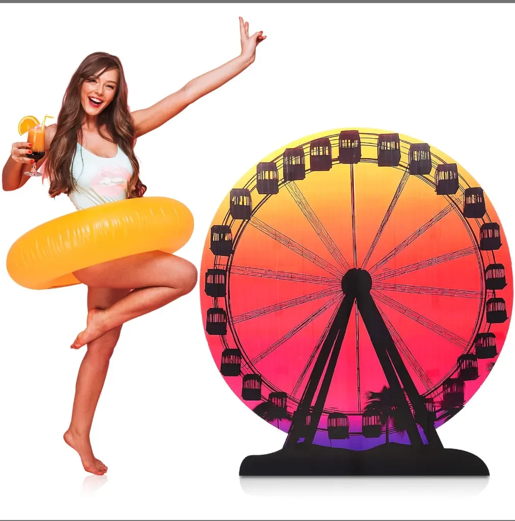 Ferris Wheel Silhouette Cardboard Cutout