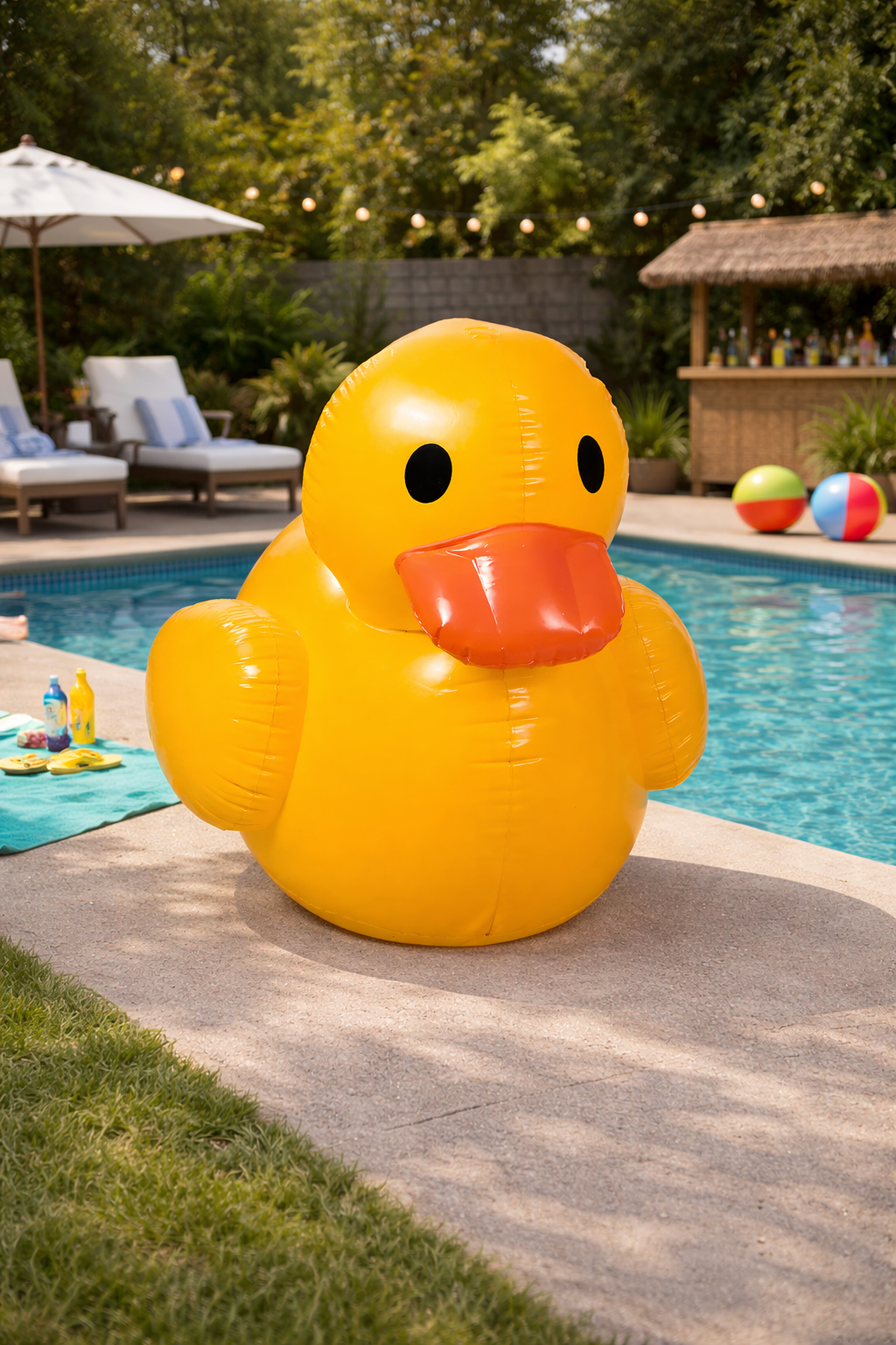Headline: Jumbo 4’ Rubber Duck