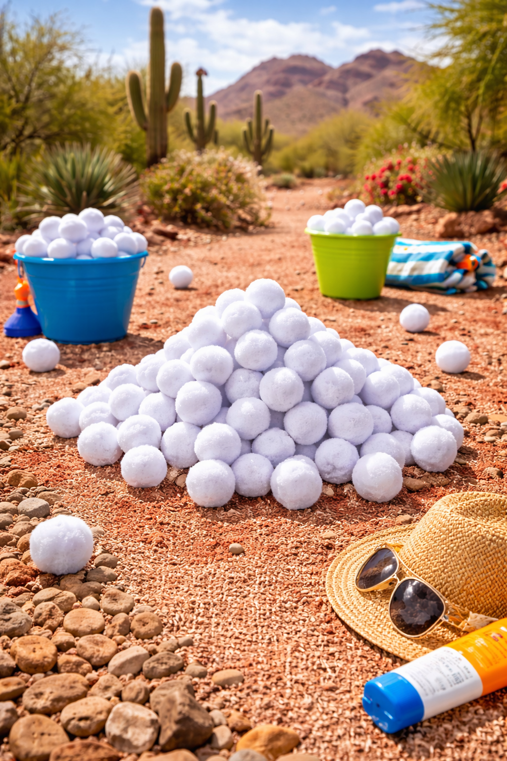 Jumbo 200-Piece Plush Snowball Battle Kit – No Ice, No Mess!
