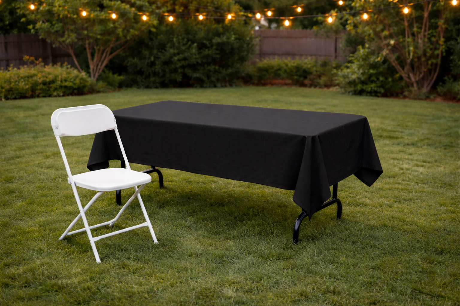 White Folding Chairs