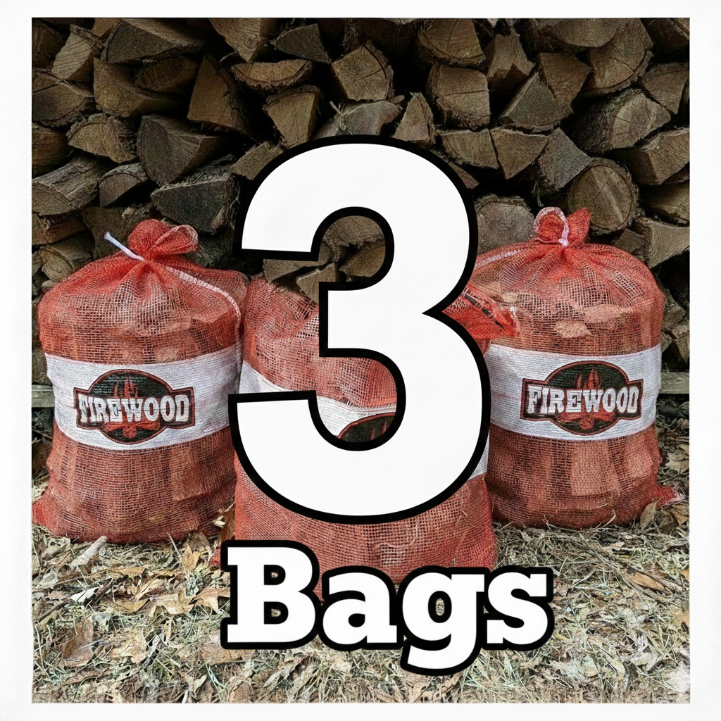 3 Bags of Premium Campfire Wood
