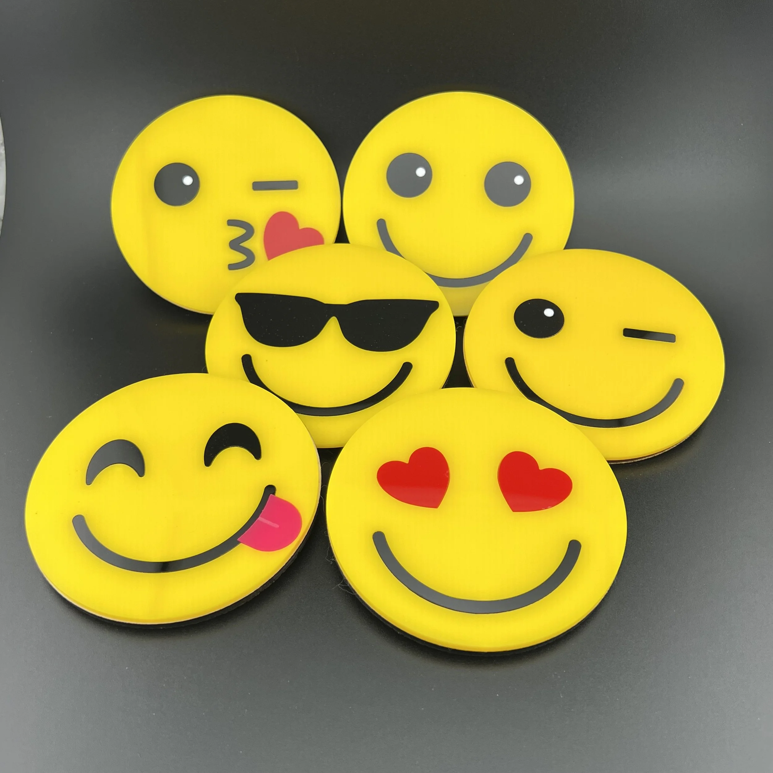 Emoji Coasters Set