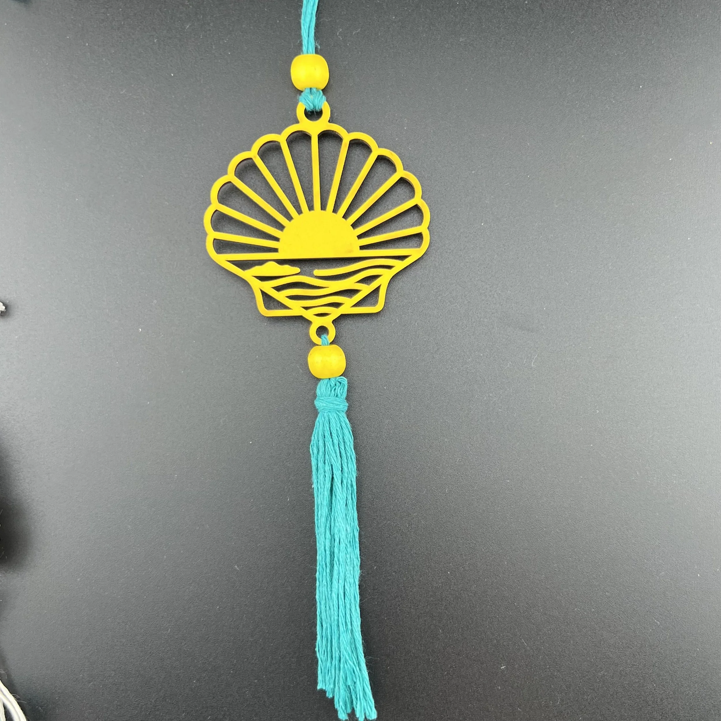 Car Charm - Seashell Sun