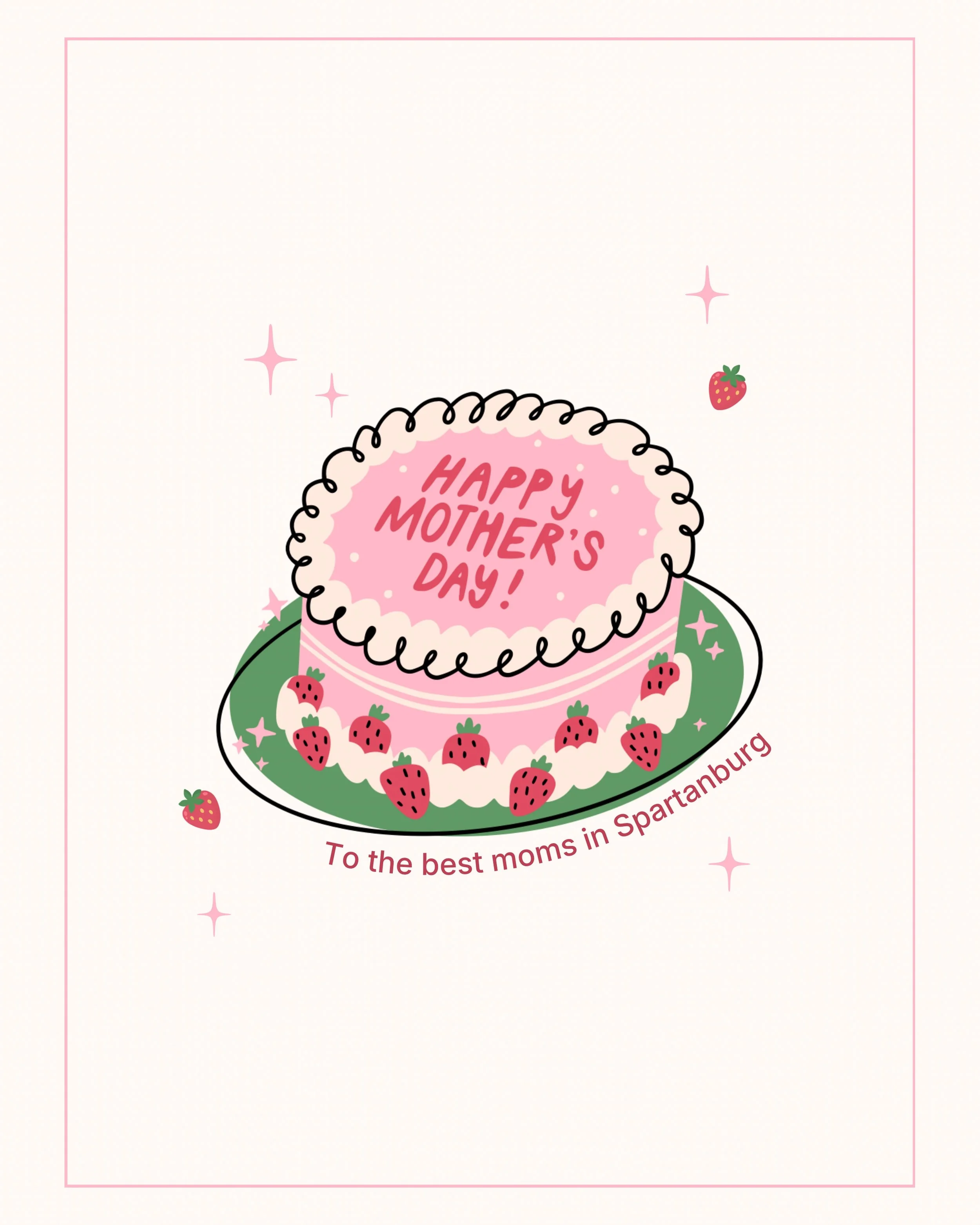 Happy Mother&rsquo;s Day to the Spartanburg moms 💕🍓☀️

The ones packing snacks for the pool, signing up for summer sports, planning park playdates, surviving mom group chats, and somehow making summer magic happen year after year. From splash pads 