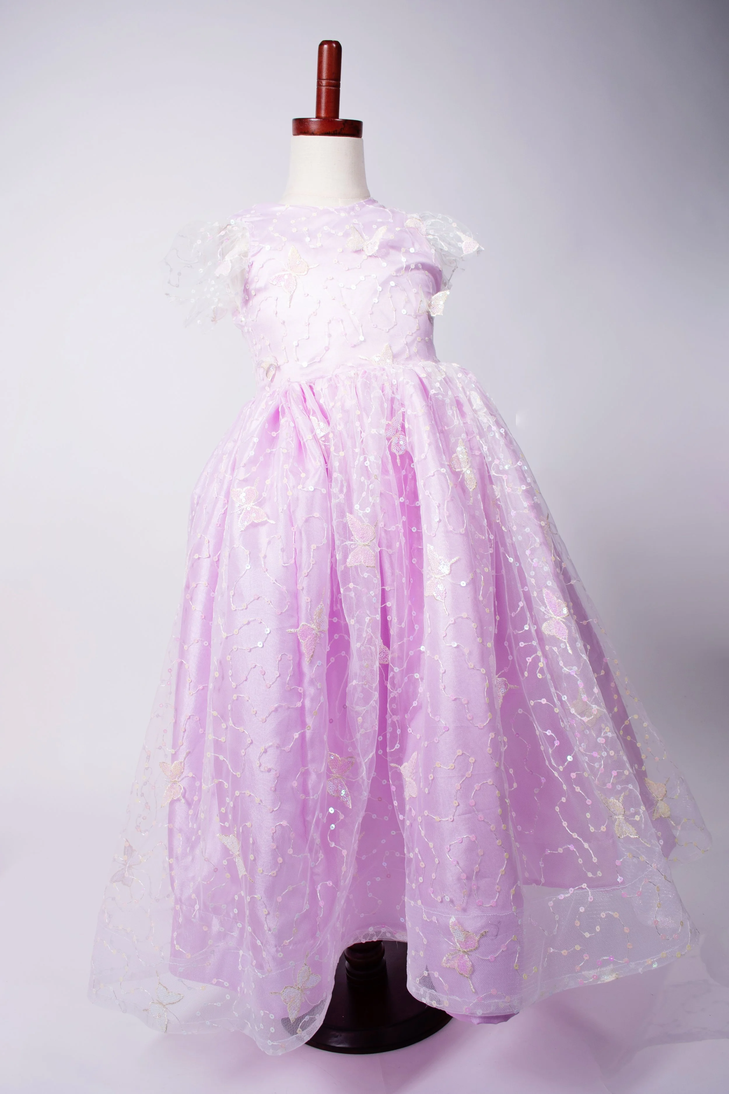 Clara Gown- Pink butterflies