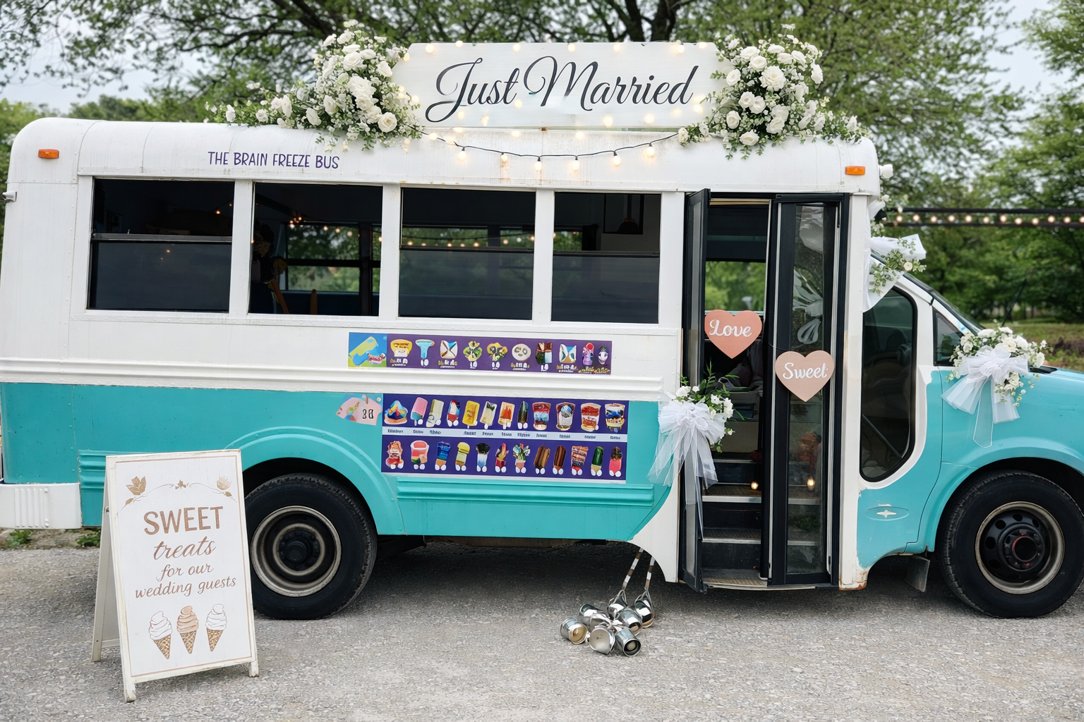 Firefly_gpt-image_ice cream bus, wedding, cute and classic 687290.png