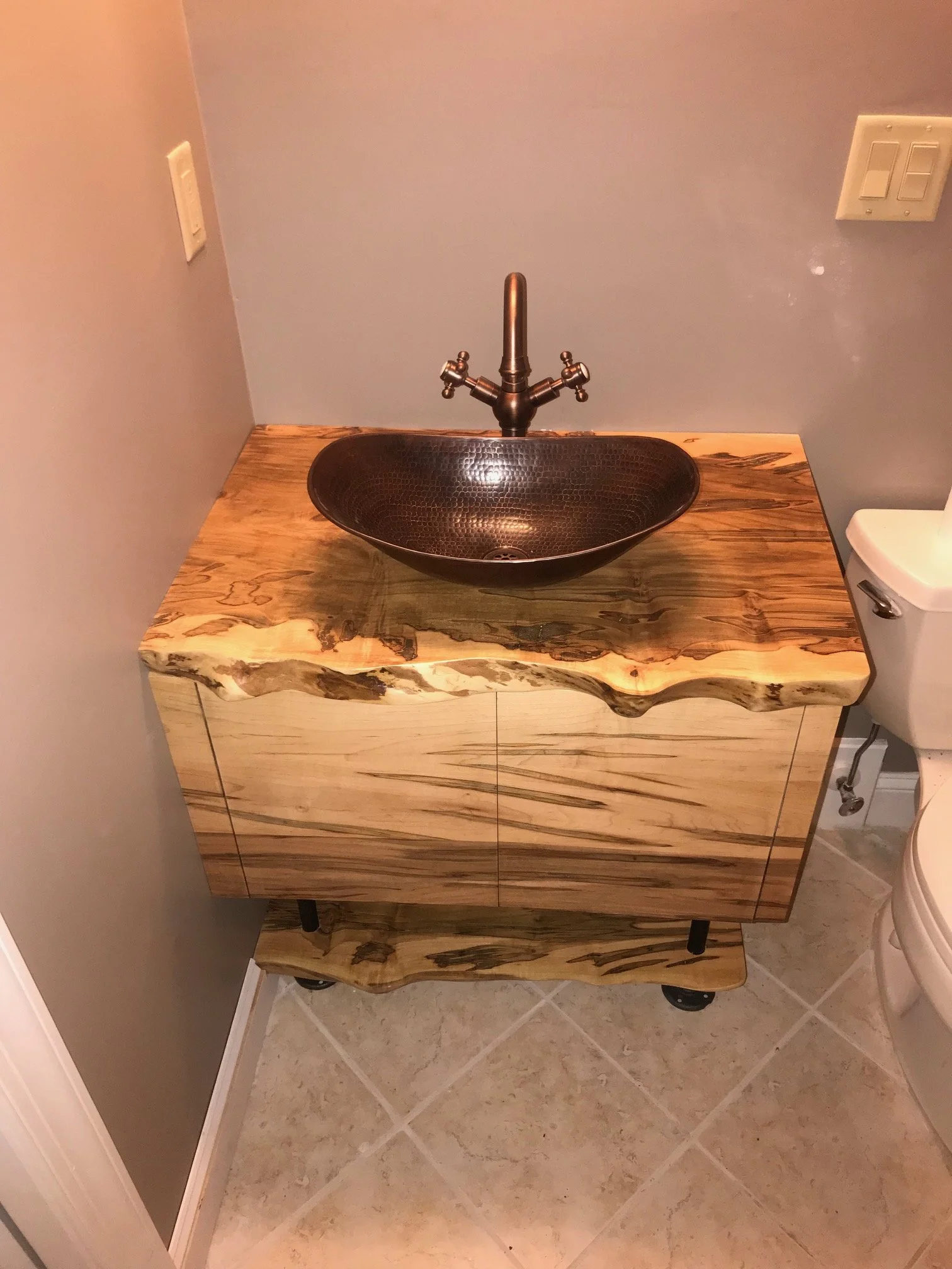 Custom vanity (1/2);
Asheville, NC 