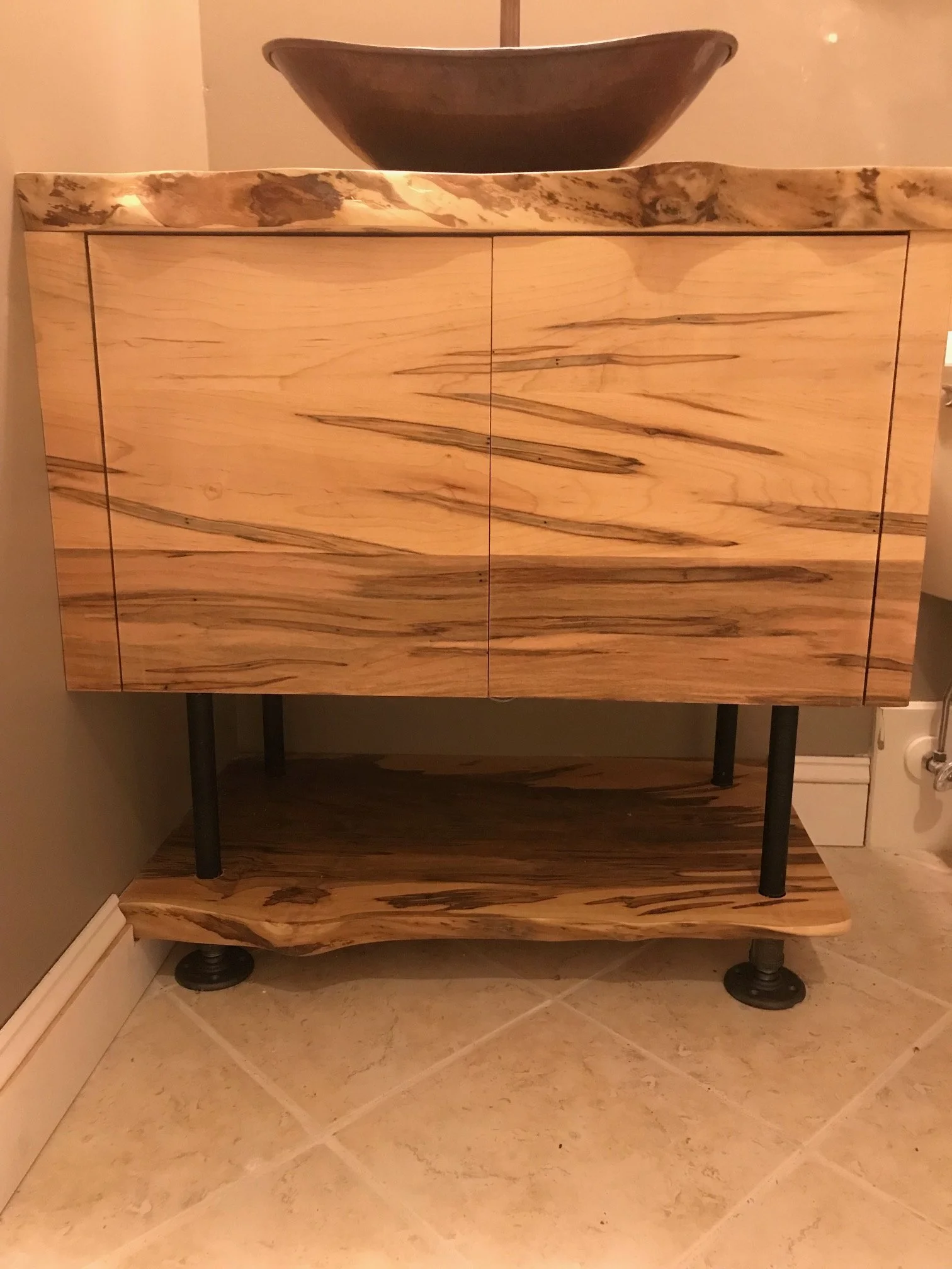 Custom vanity (2/2); 
Asheville, NC 