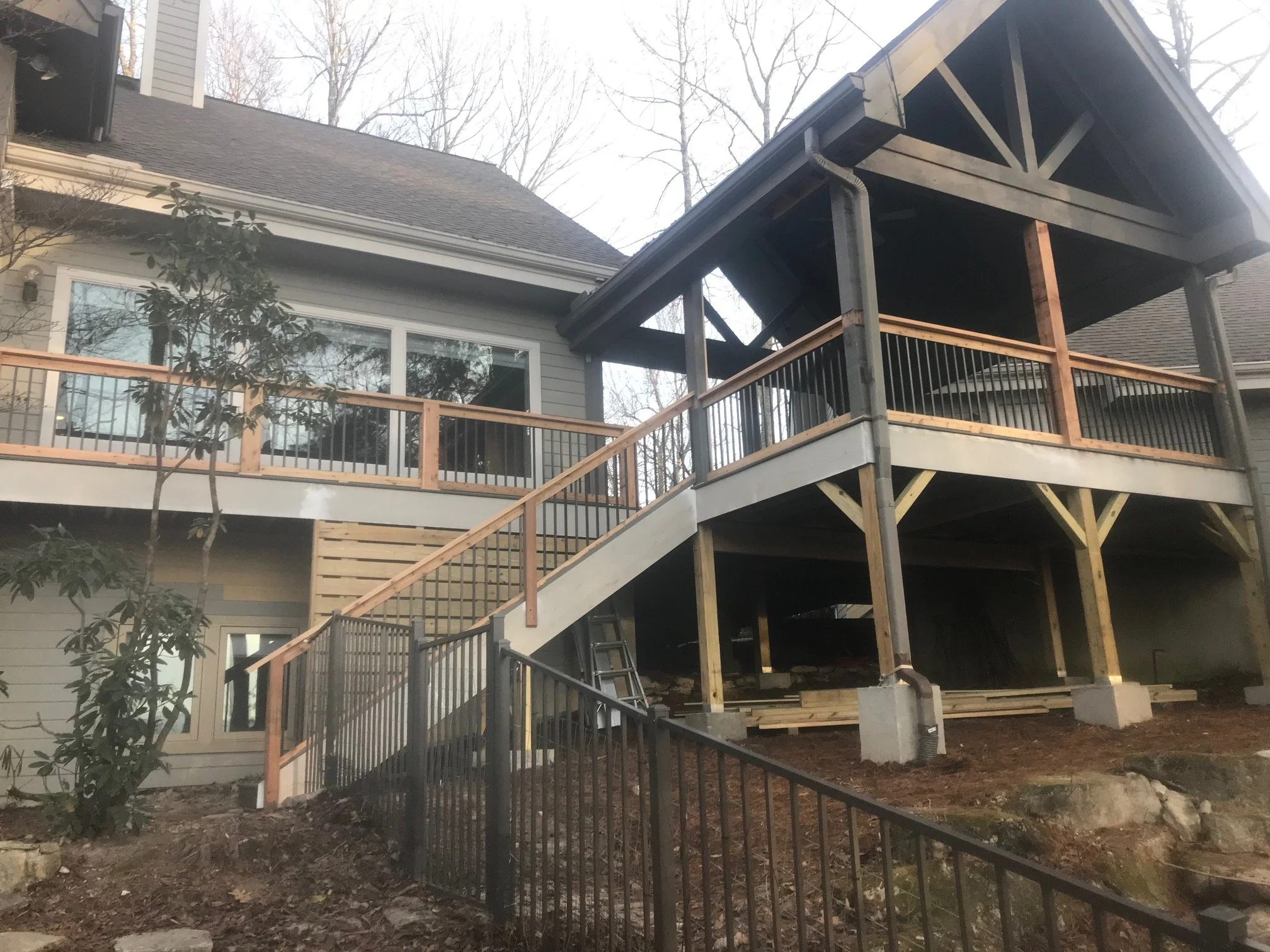 Complete Deck Makeover; 
Laurel Park, NC
