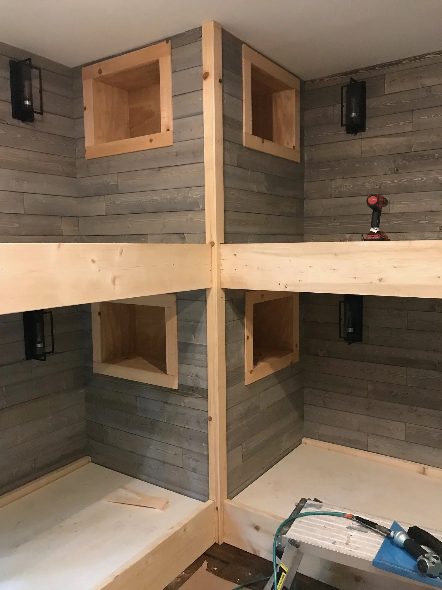 Custom Bunk beds & Accent walls (2/3); Zirconia NC