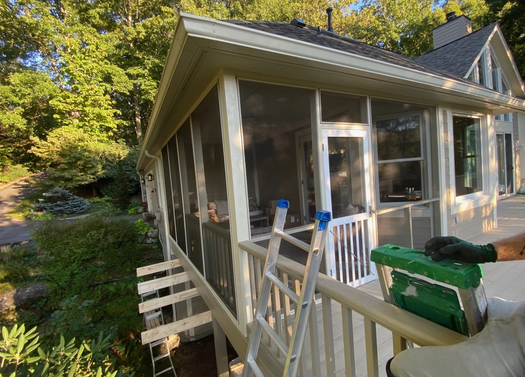 Screen Porch; Etowah. NC 