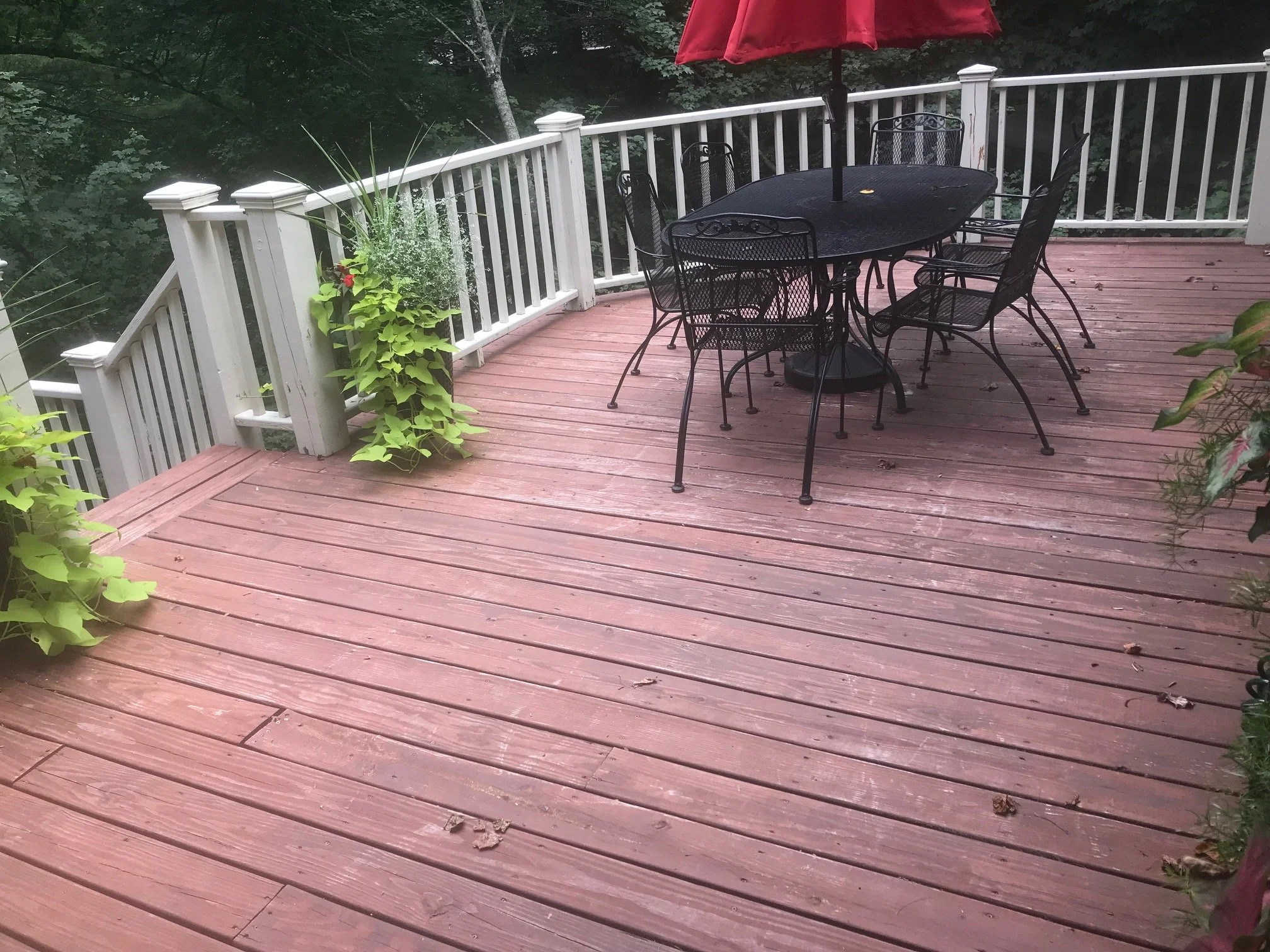 Deck Replacement (BEFORE); Laurel Park, NC