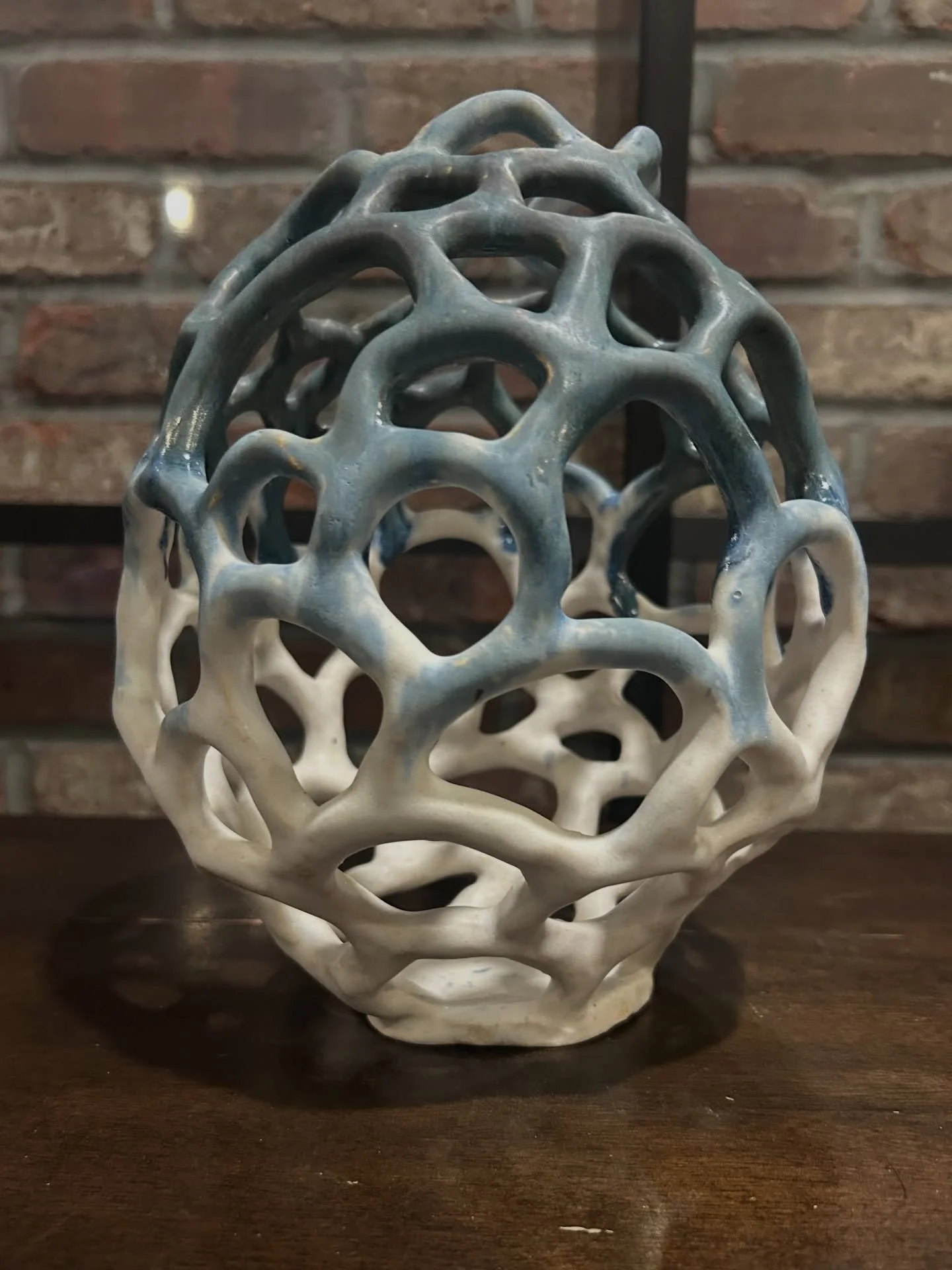 Snow day project from early january!❄️
I have been focusing more on handbuilding and working with coils lately. As I began to create, I found that the coils and form naturally began to resemble a series of paper sculptures i did in college. What is t