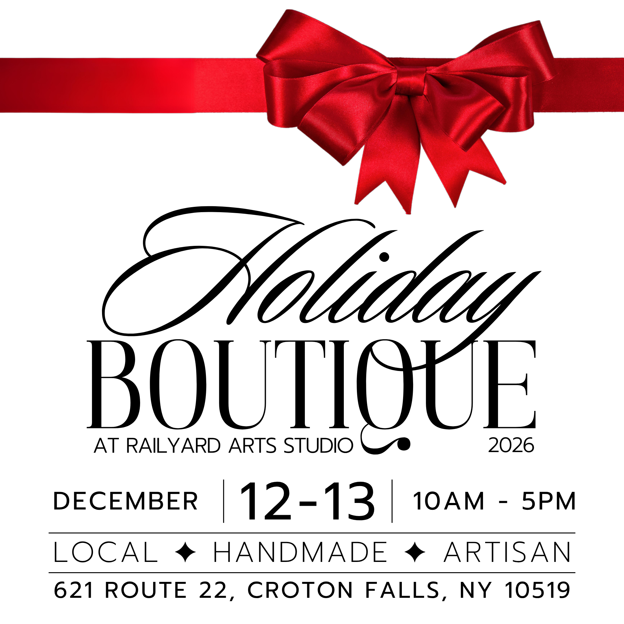 2026 Holiday Boutique at Railyard Arts