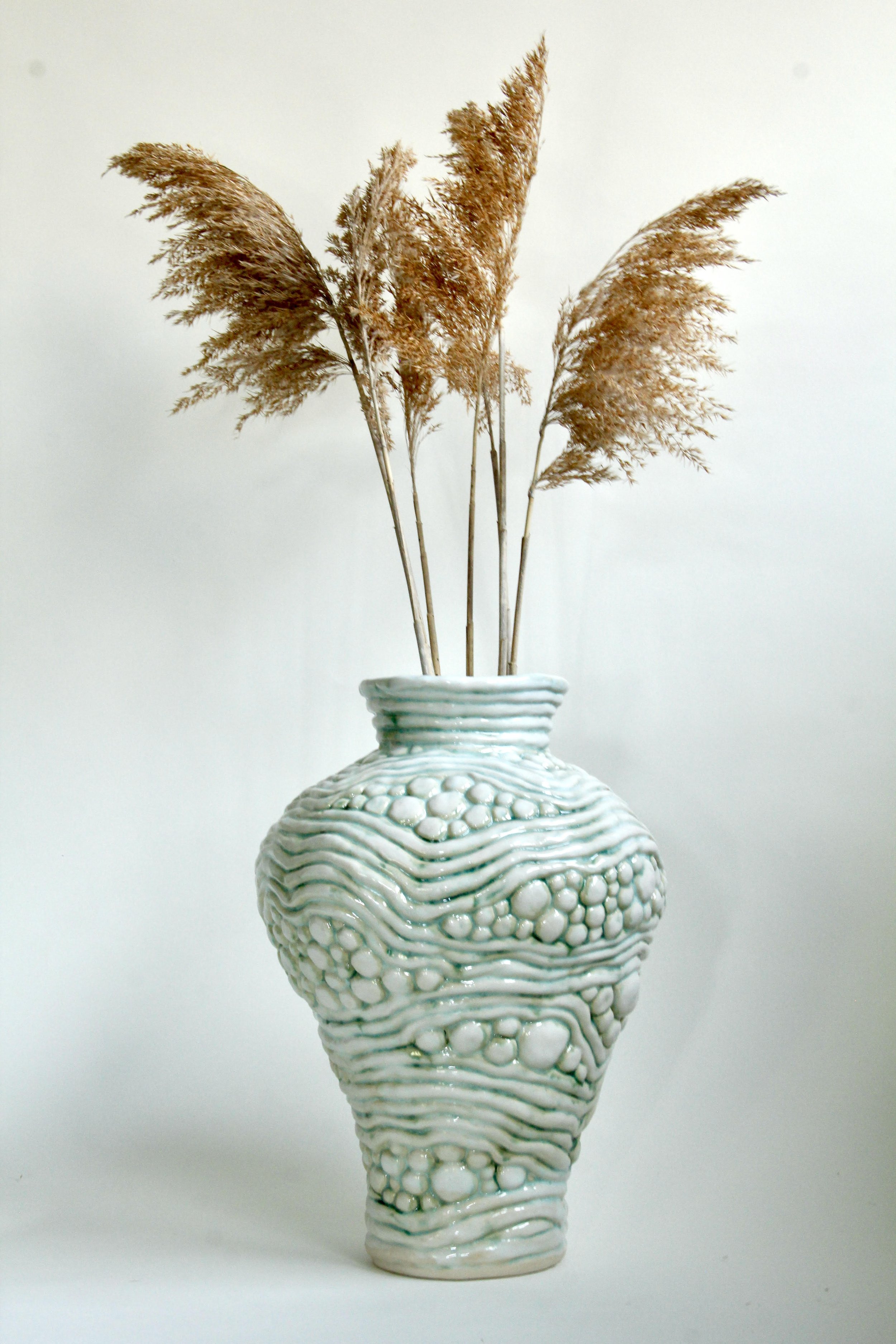 Let It Out, 2026
Stoneware Clay, Copper Oxide Glaze
11" x 9" x 9"

