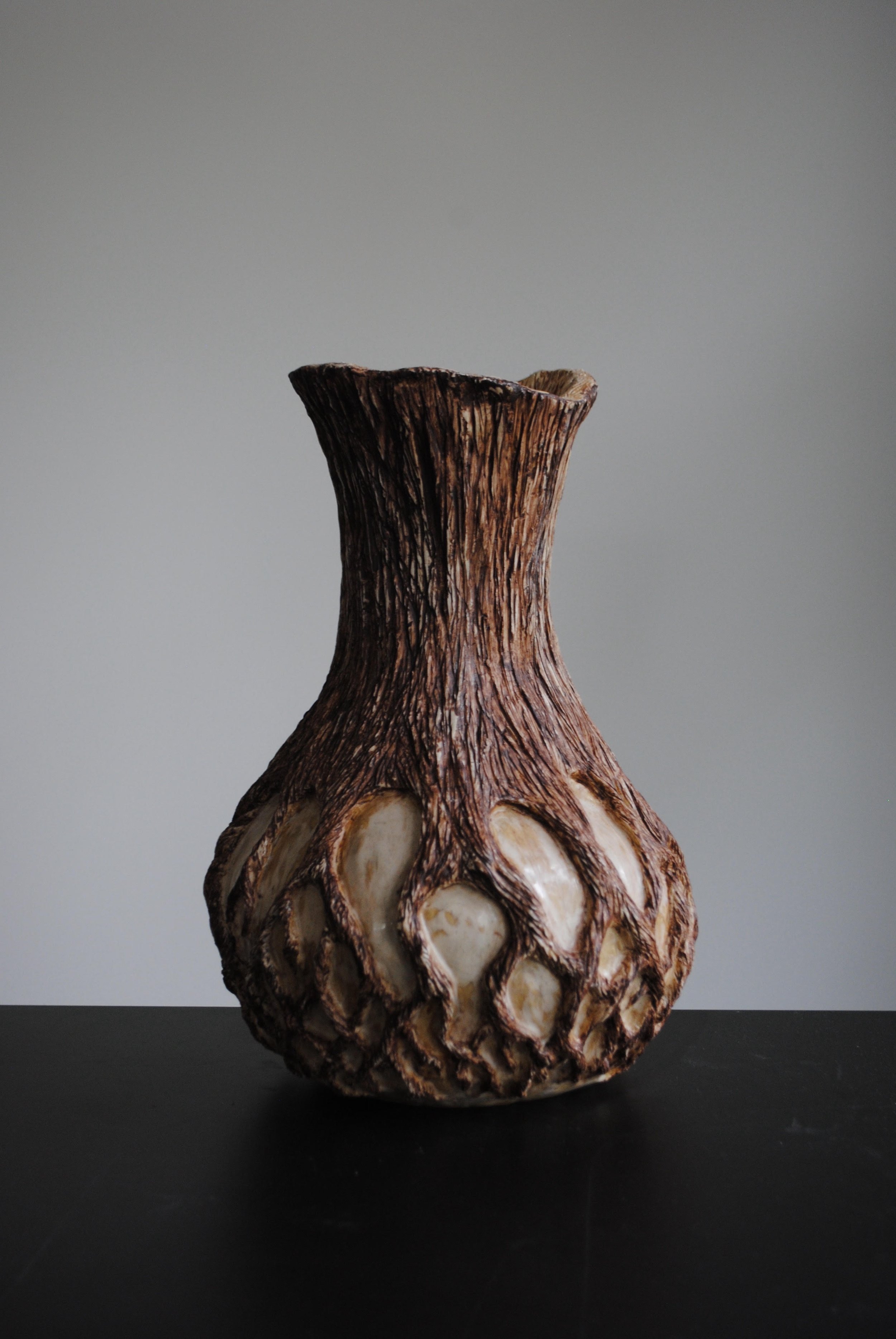 Grounded, 2026
Stoneware Clay, Brown Shoe Polish 
