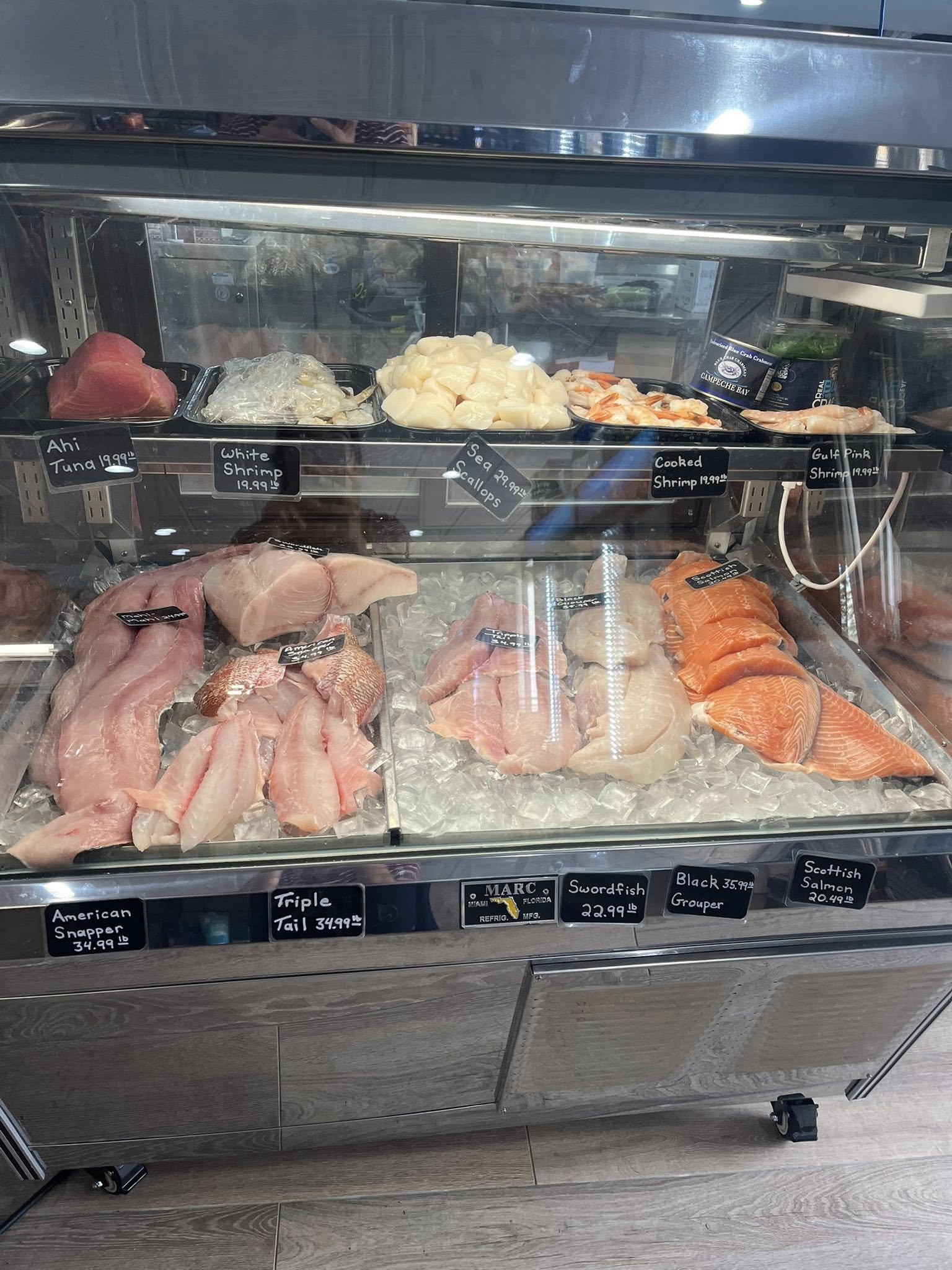 Fresh seafood