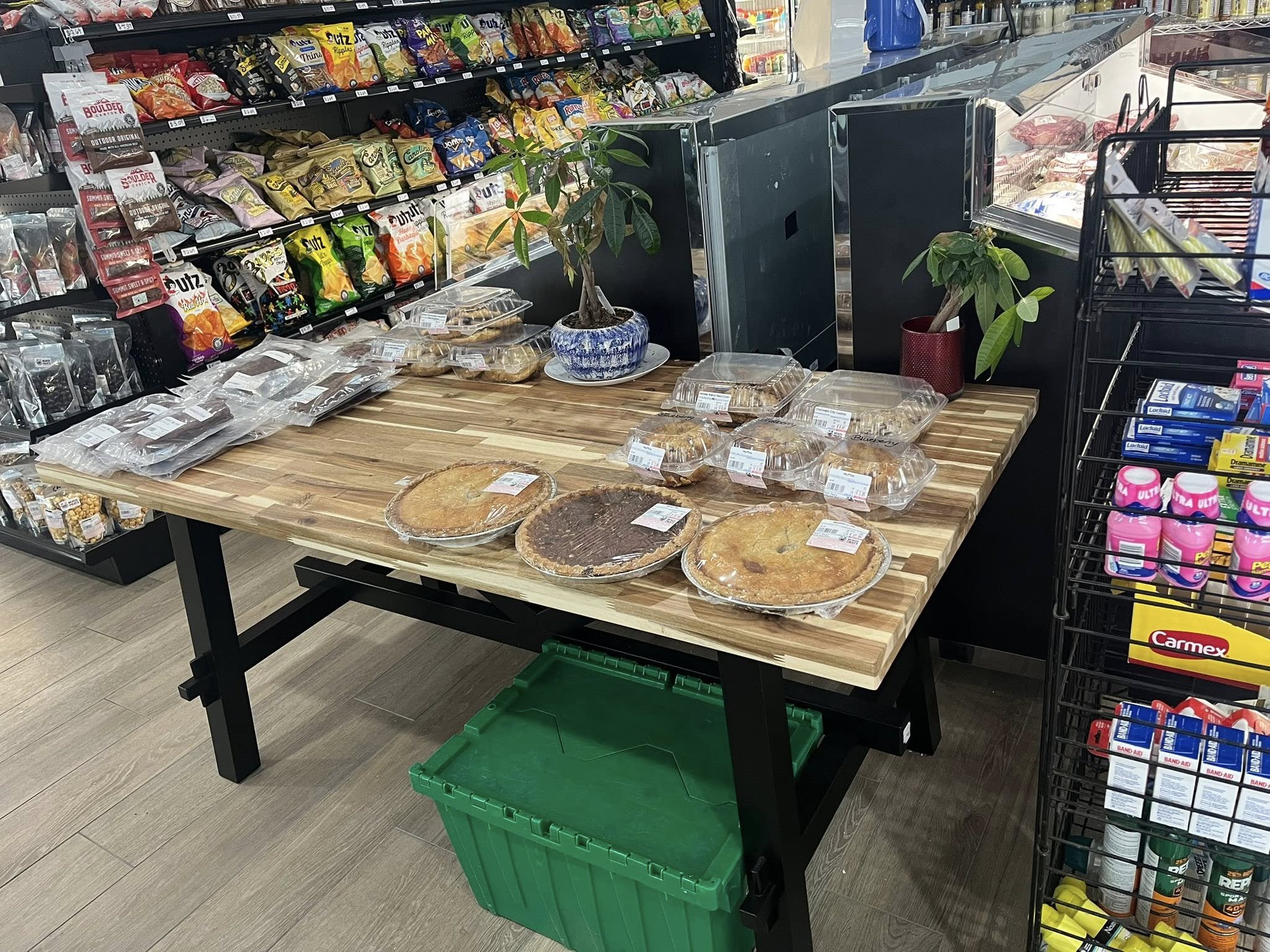 Freshly baked pies, cookies, and muffins!
