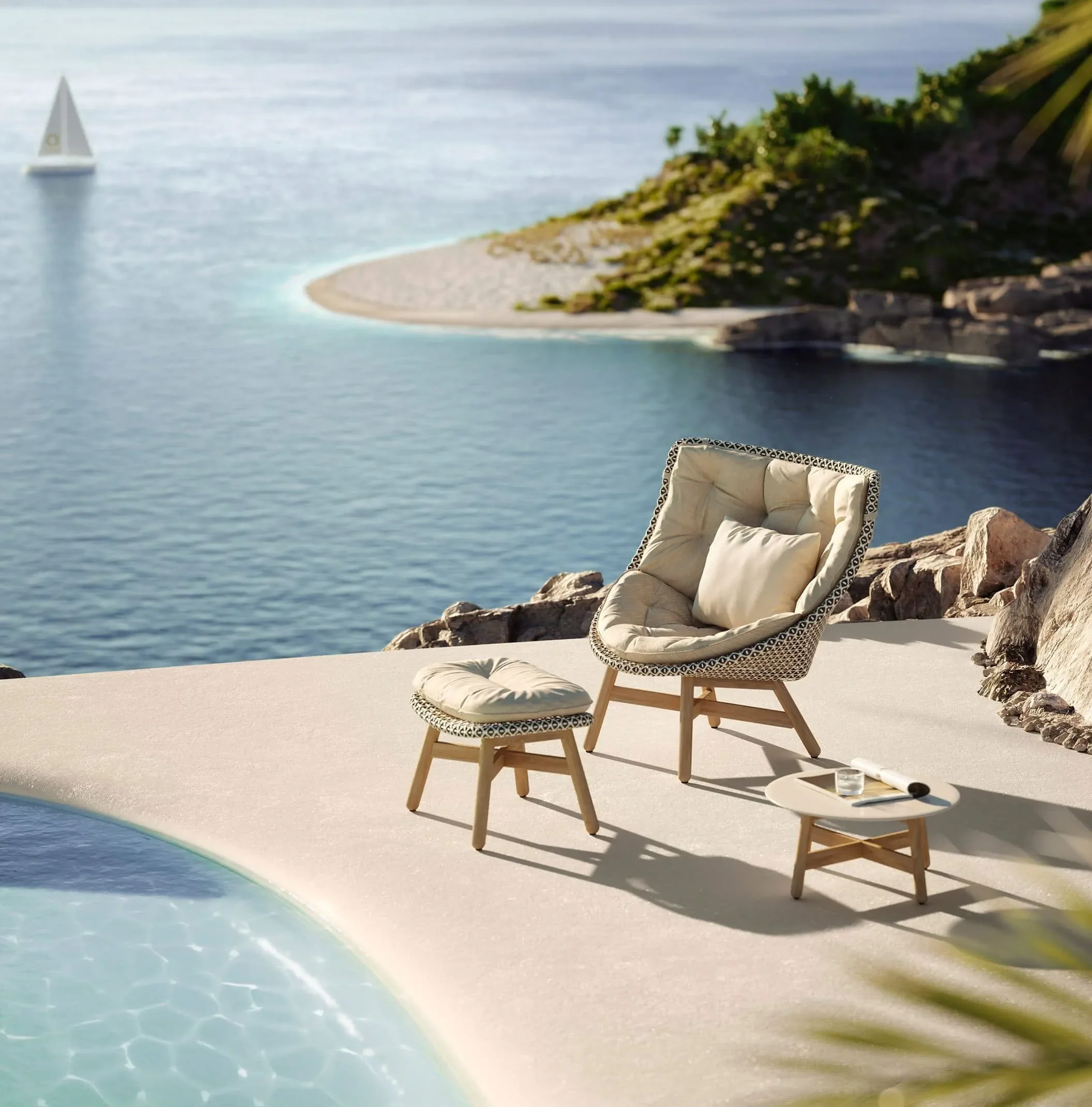 DEDON Mbrace club chair