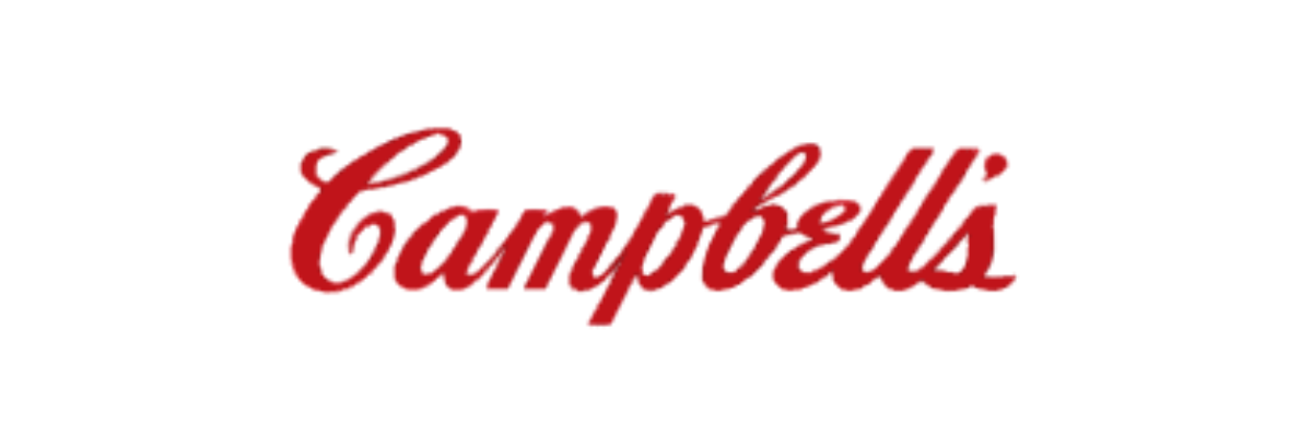 Campbell's logo in red cursive font on a white background.